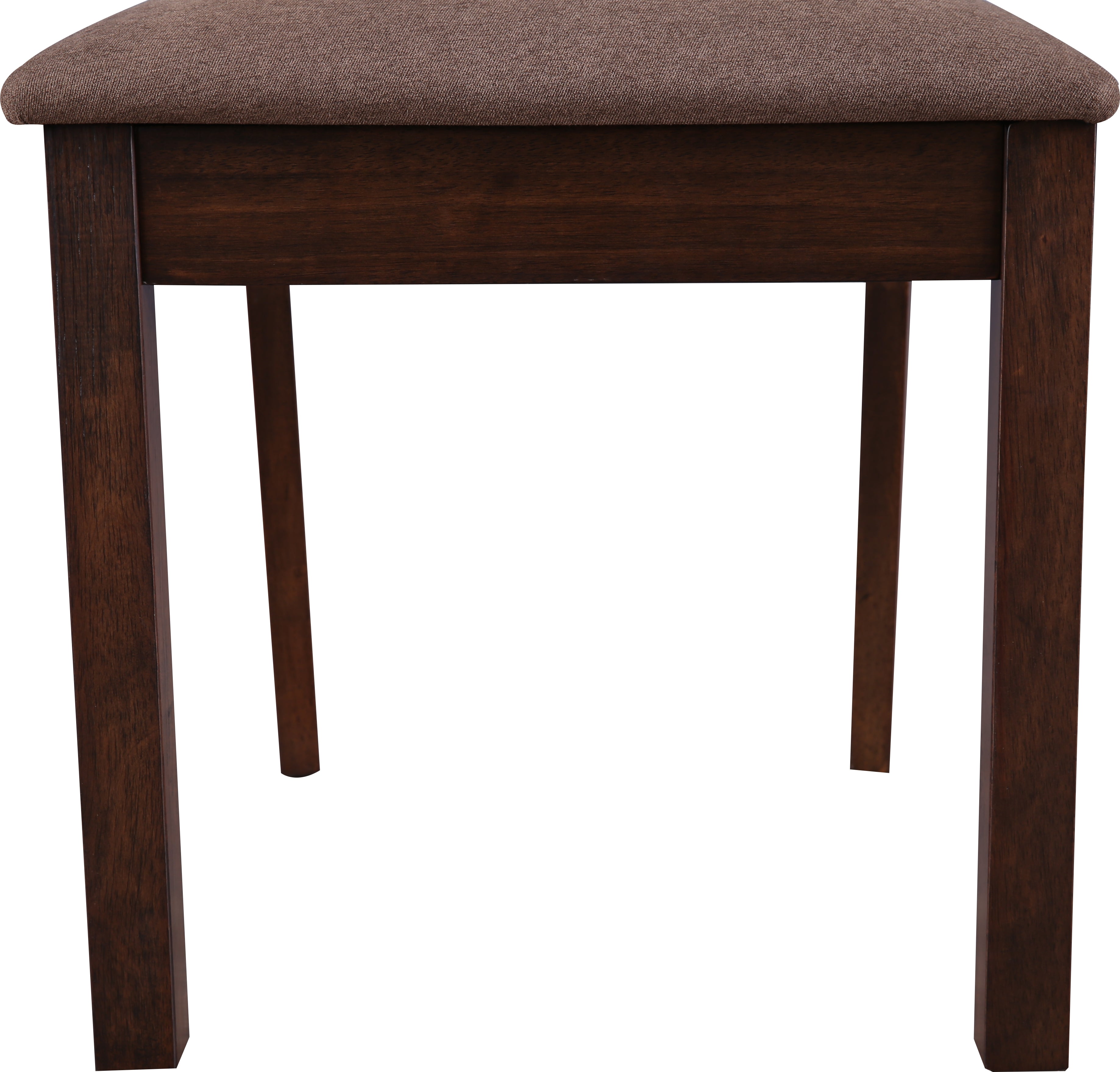 Hopton Solidwood 6 Seater Dining Set With Bench in Walnut Colour