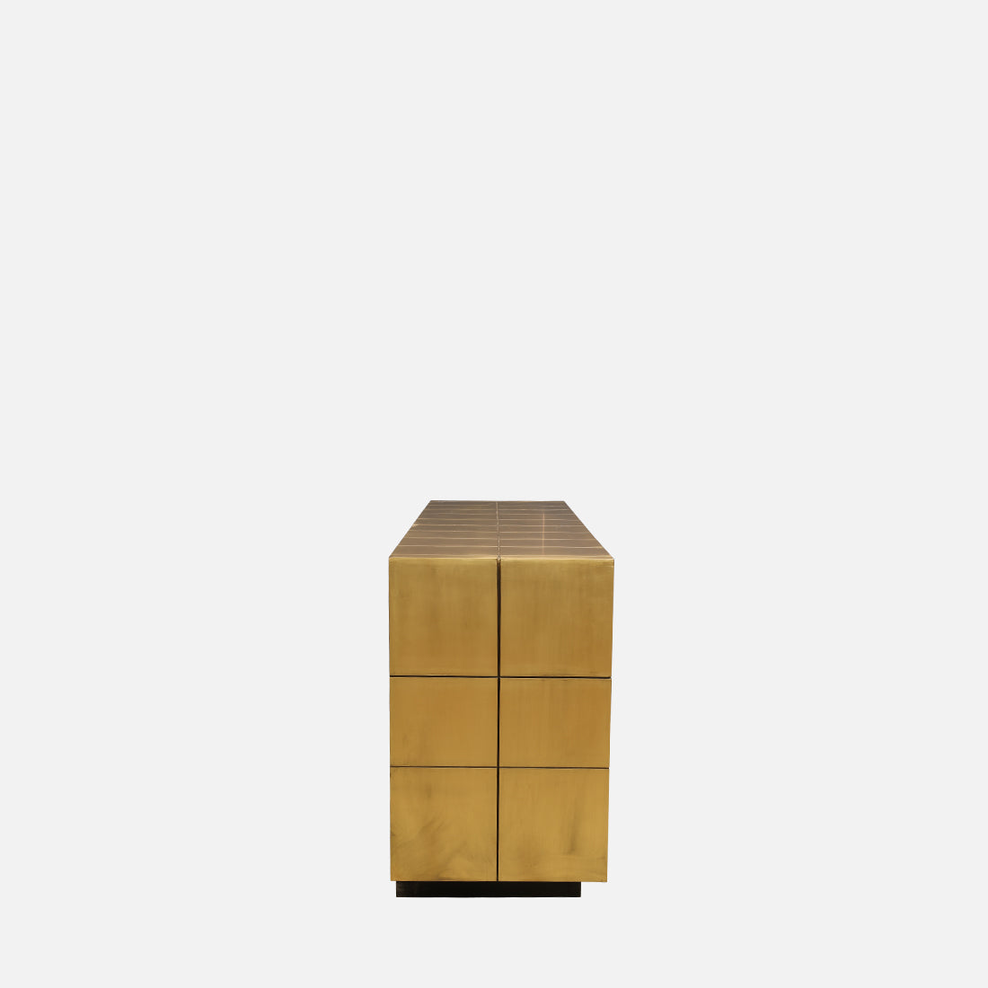 Adelaide Mango Wood Sideboard in Brass Colour