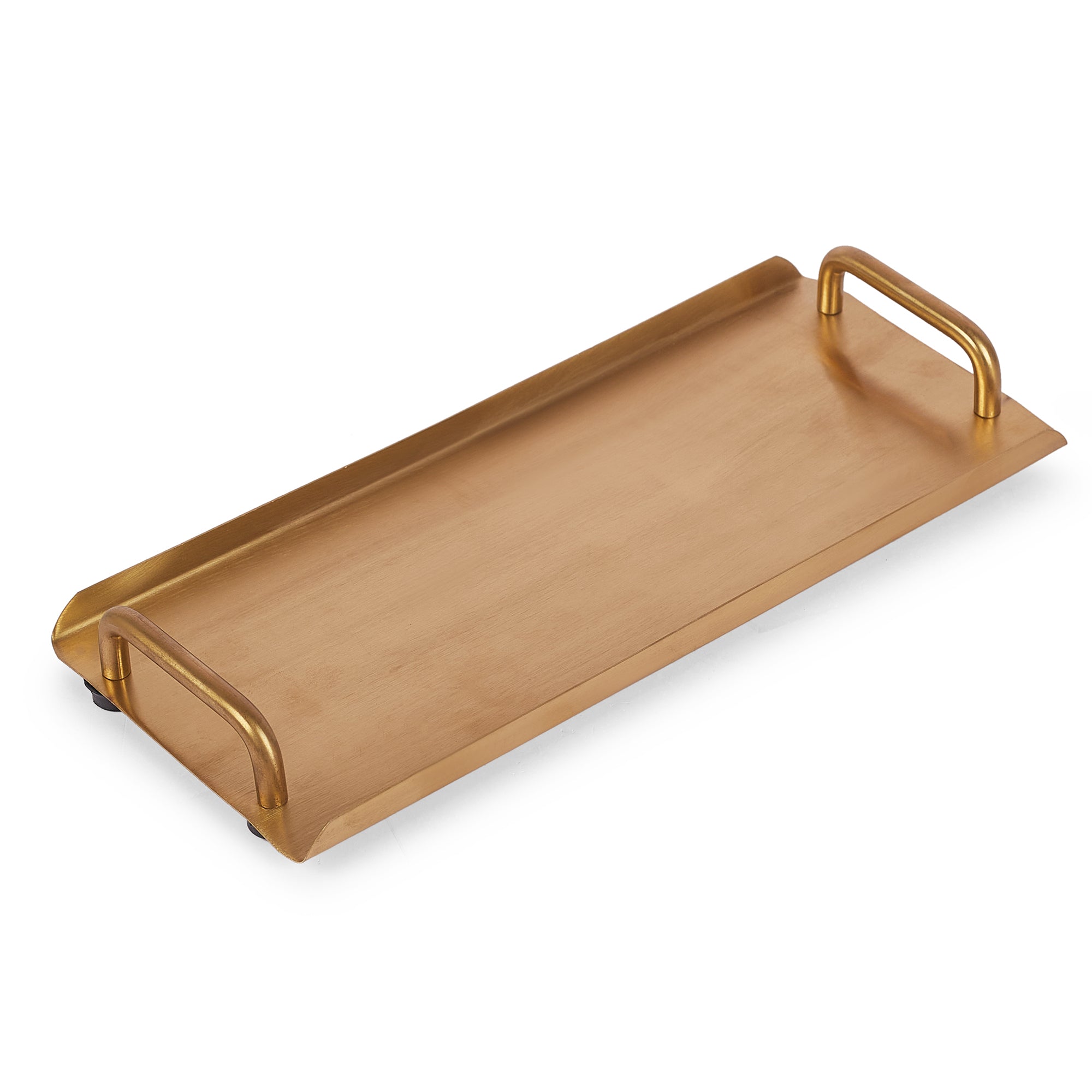 Sapphire Stainless Steel Serving Set Large in Gold & Silver Colour by Living Essence