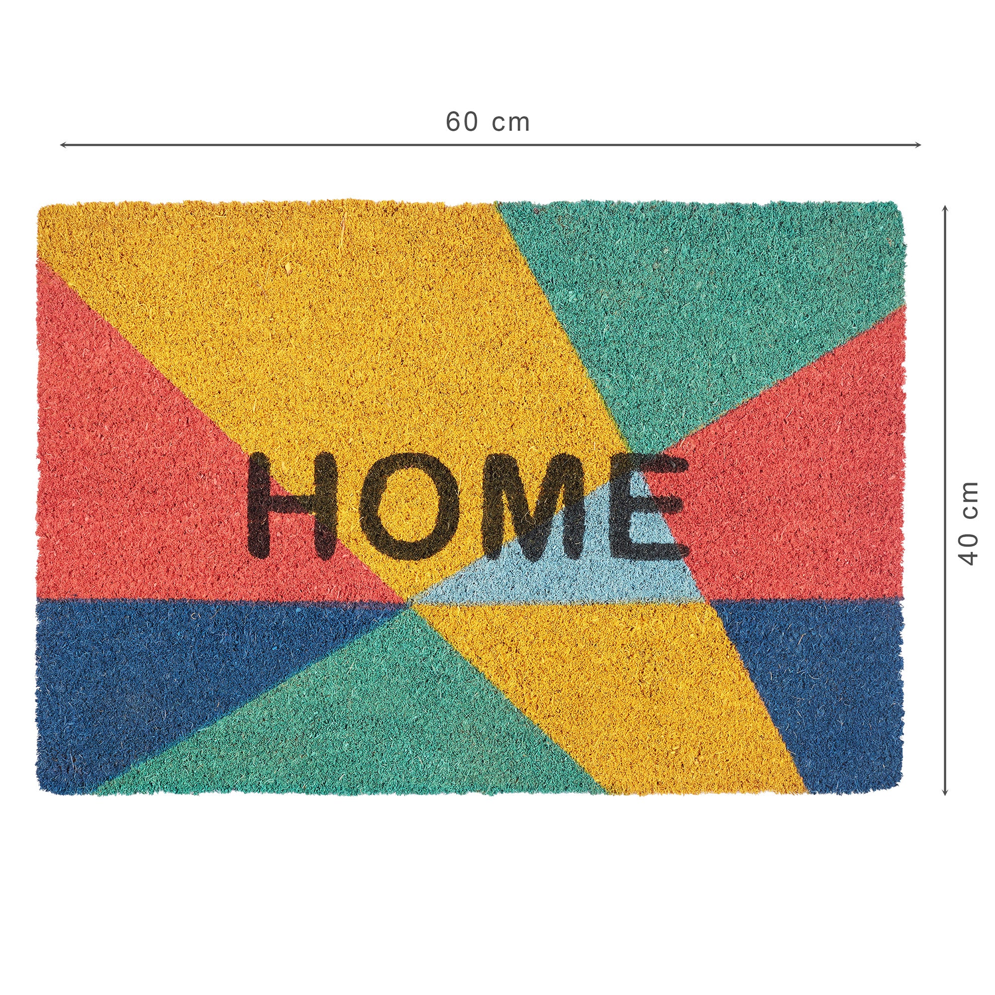Natura  Home Printed Coir Doormat 40x60 CM in Multi Colour