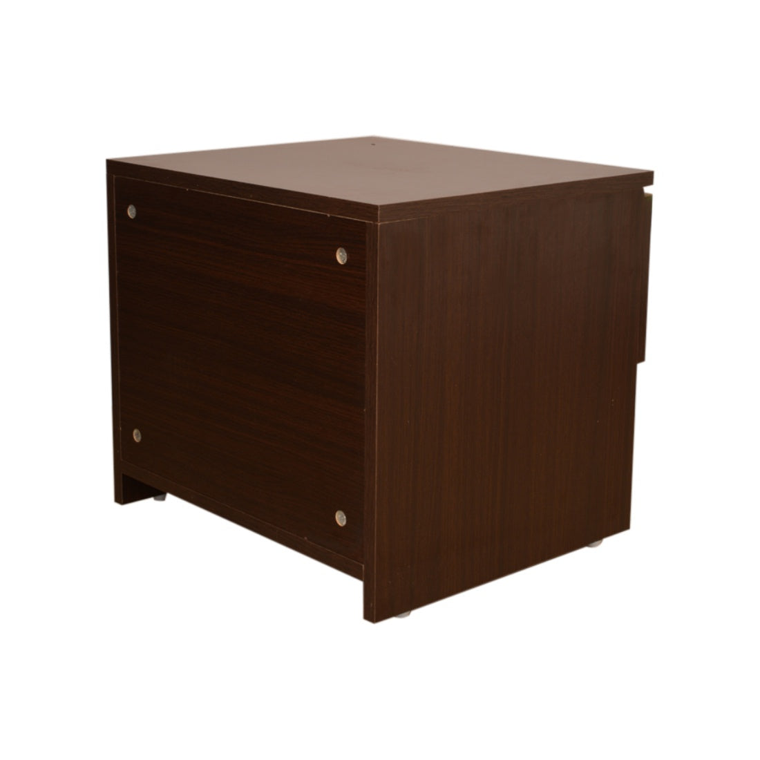 Swirl Night Stand in Dark Oak Colour