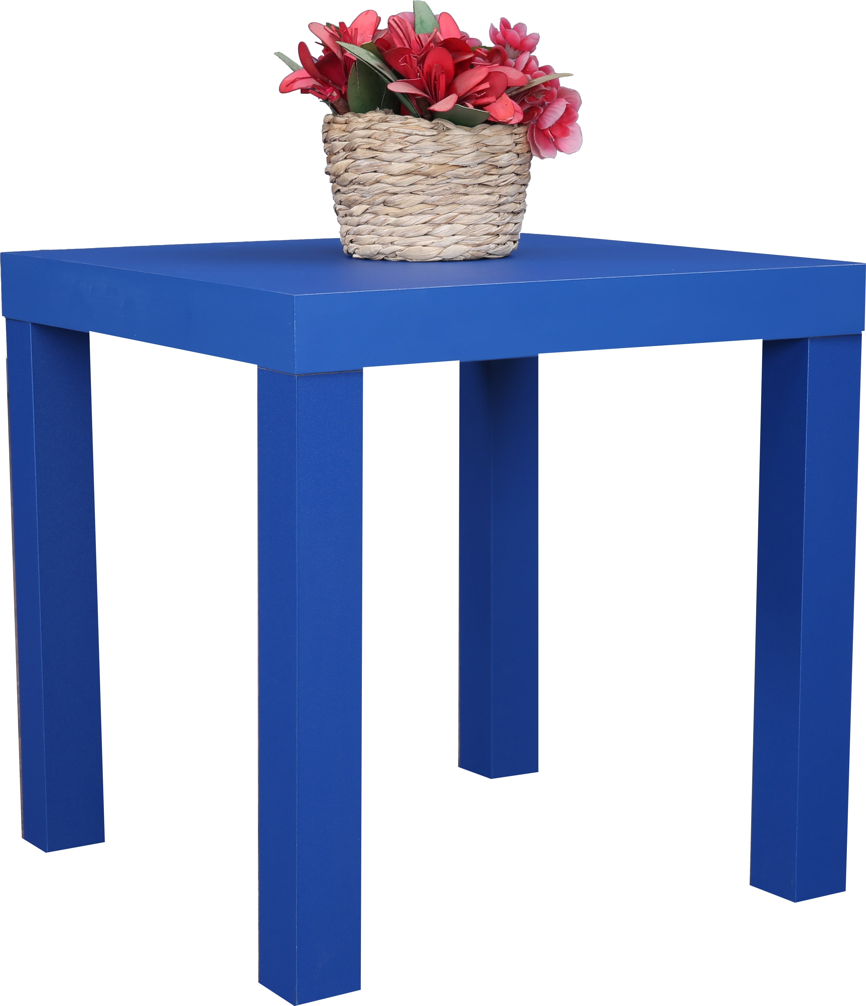 Larix Side Table in Blue Colour