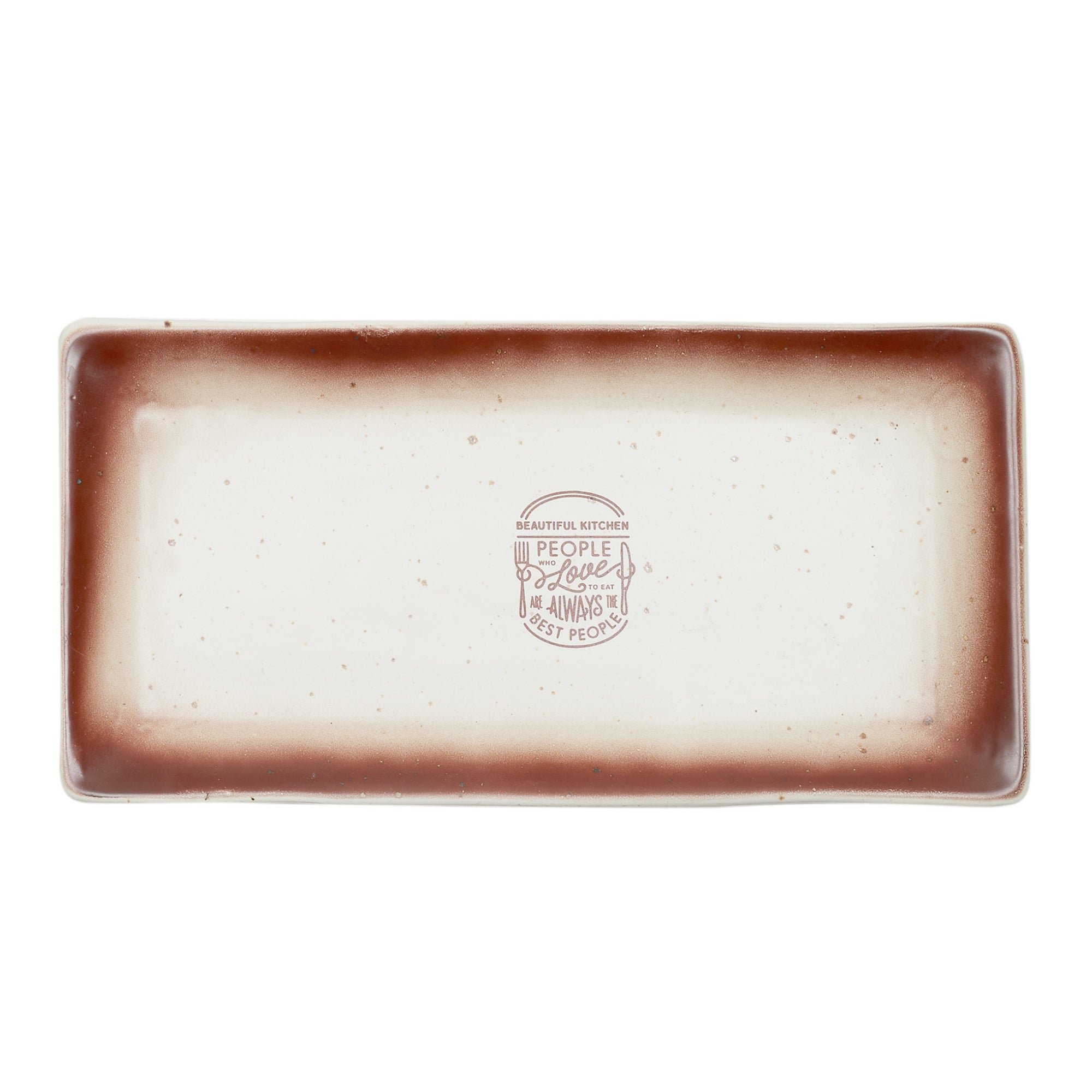 Beautiful Kitchen Studio Pottery Stoneware Serving Platter in Beige Colour