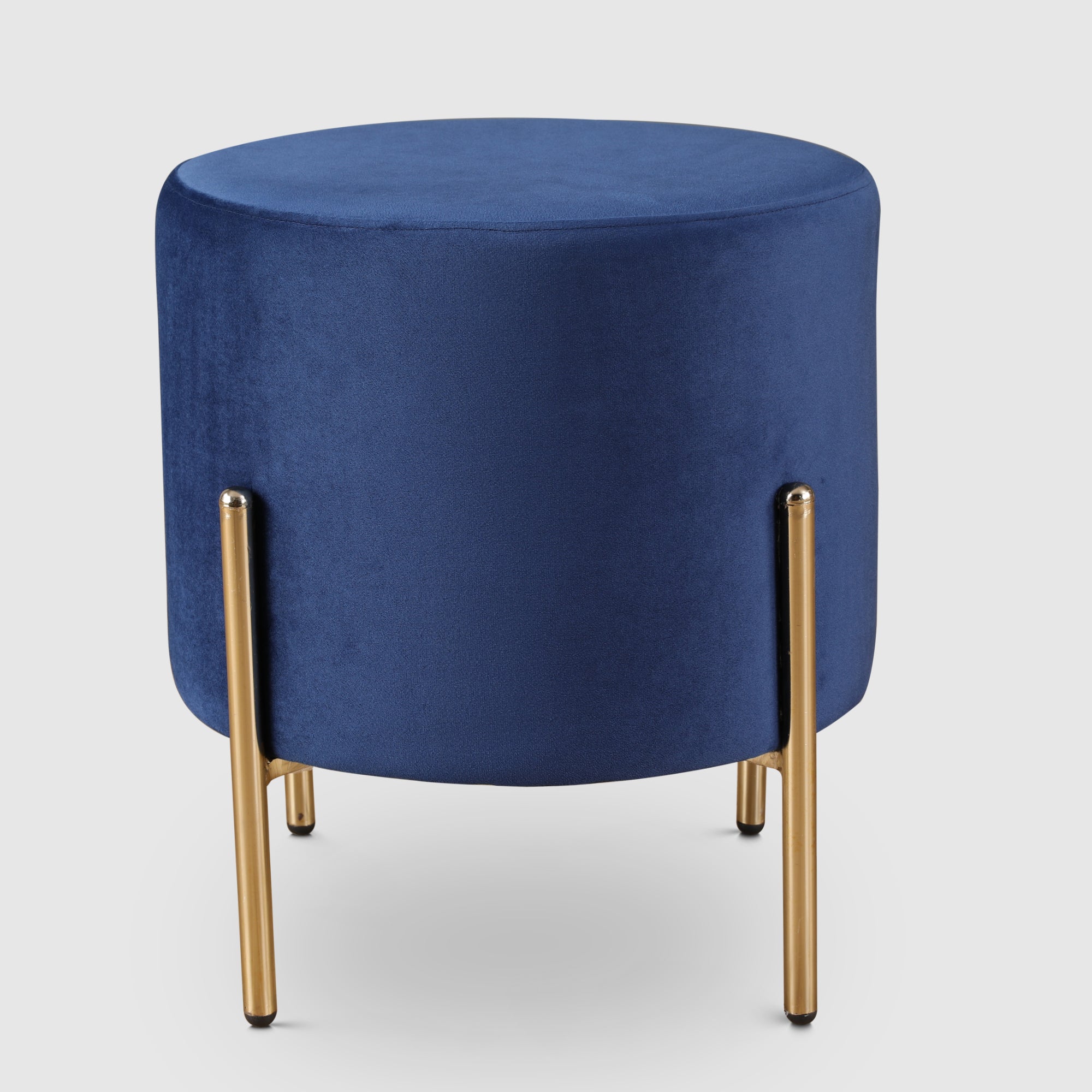 Elysia Fabric Ottomans in Blue Colour