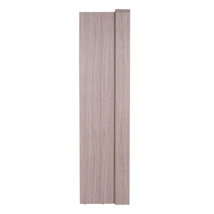 Ambra Two Door Wardrobe in White & Larch Colour