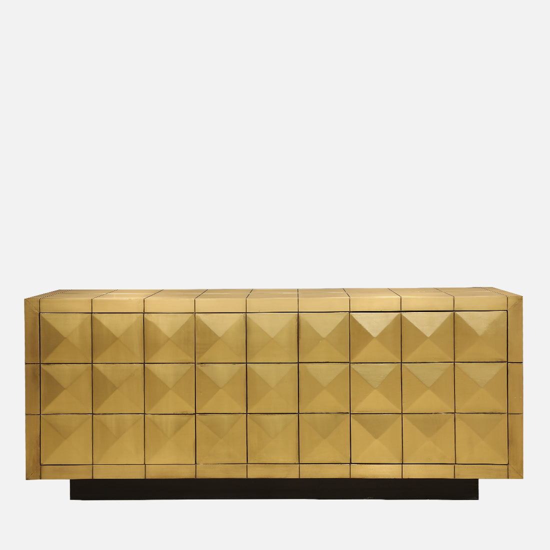 Adelaide Mango Wood Sideboard in Brass Colour