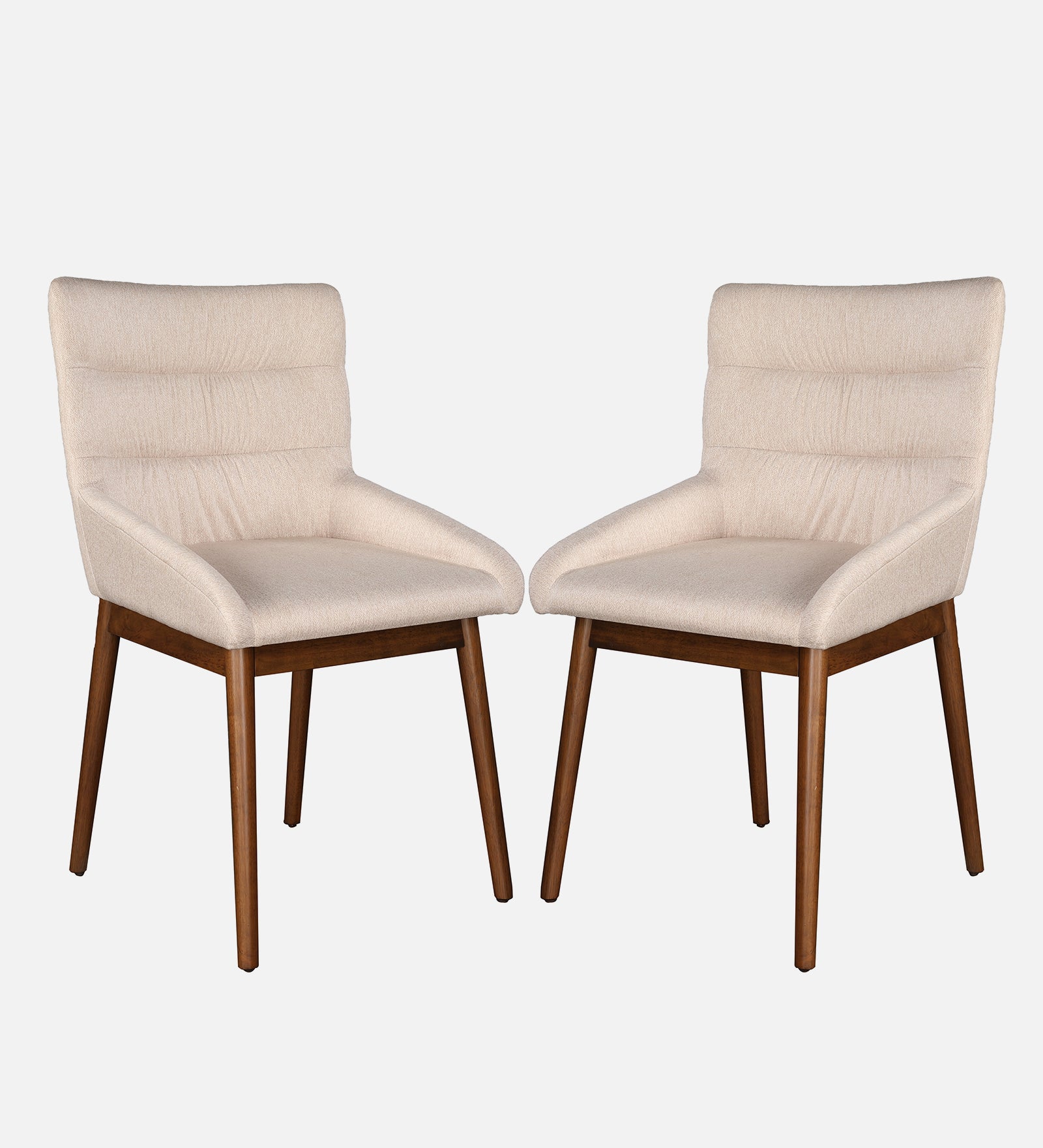 Sanddune Solidwood Dining Chair Set Of 2 in Walnut Colour