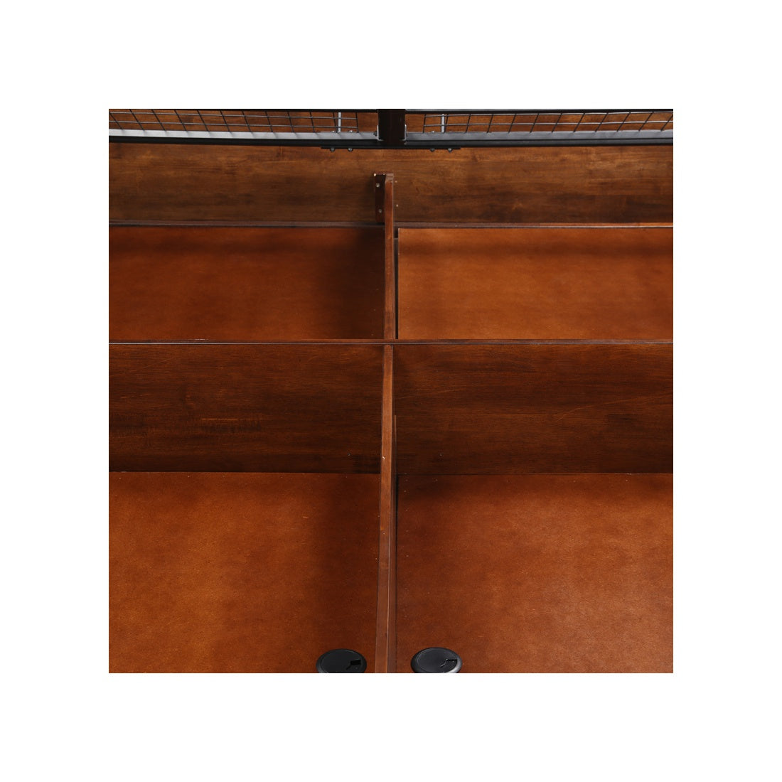 Casablanca Solidwood King bed with Hydraulic storage in Walnut Colour