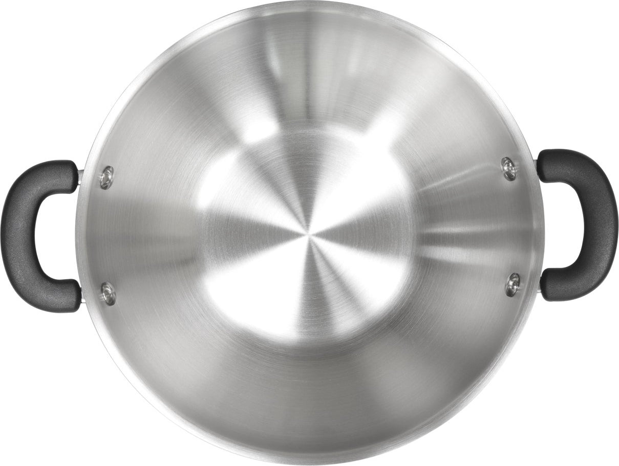 Centennial Stainless steel Induction Suitable Kadai 22Cm 2.5Ltr in Blue Colour
