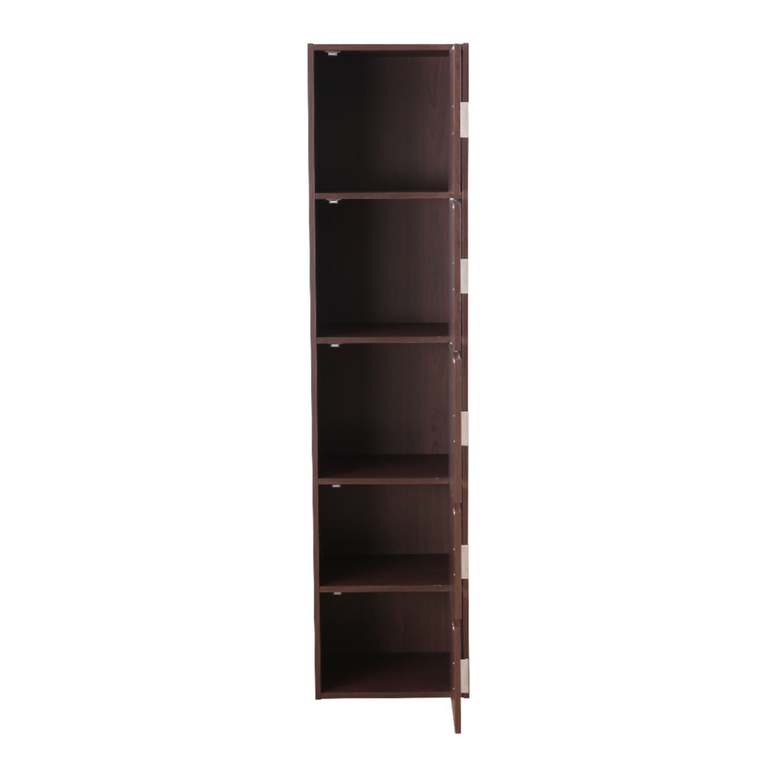 Albert Engineered Wood 5 Tier Cabinet in Cherry Brown Colour