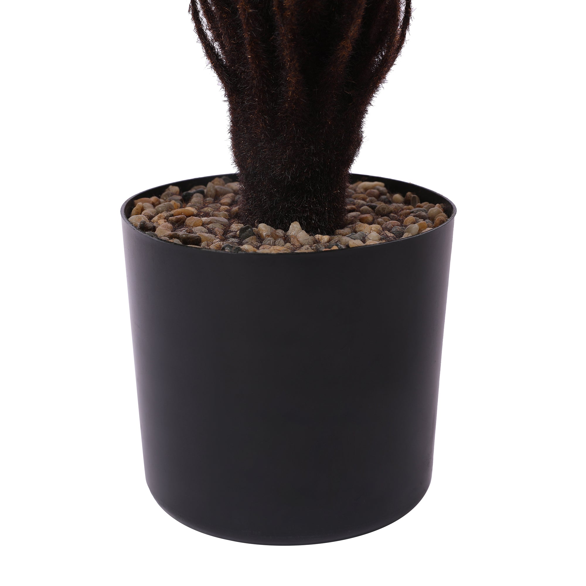 Blume Artificial Potted Plant Cycas Palm 55cm in Green Colour By Living Essence