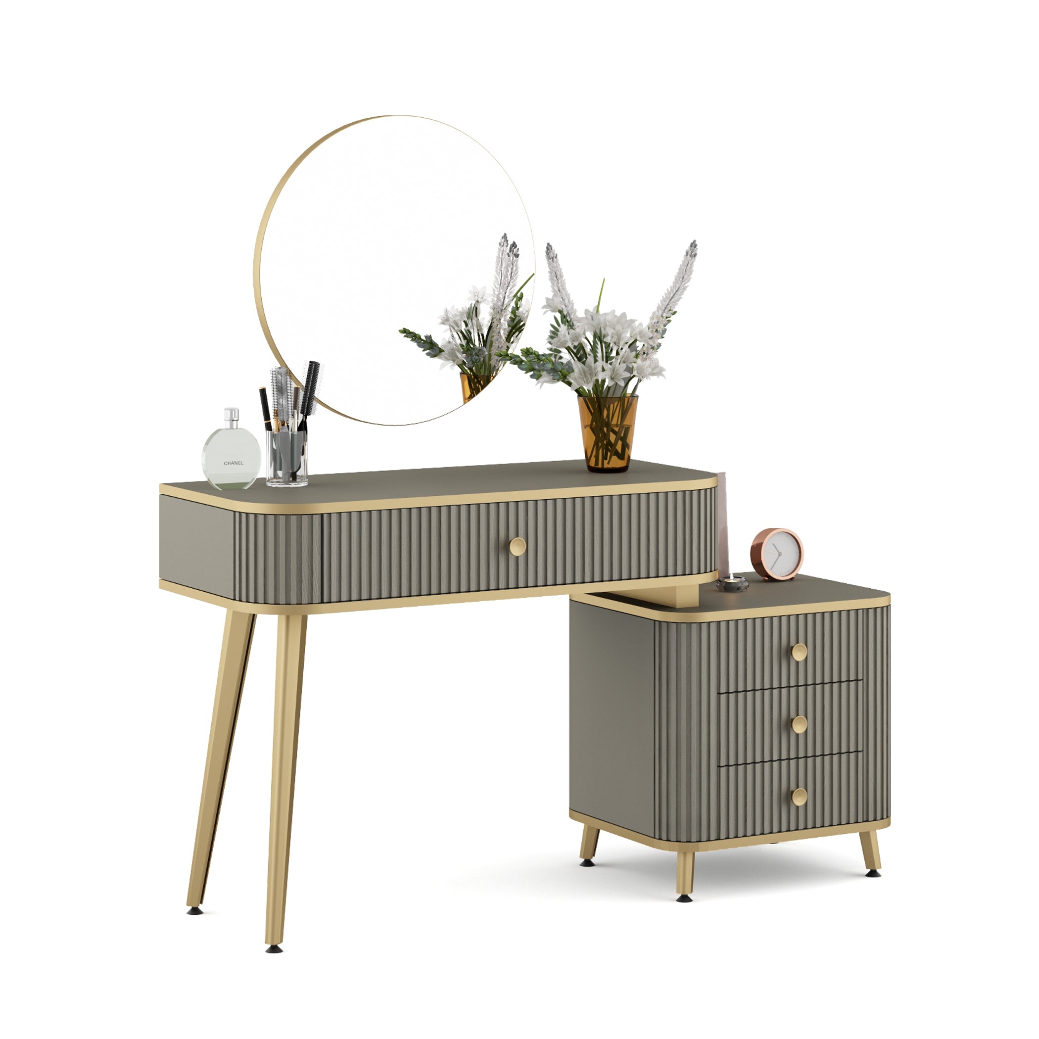Asa Engineered Wood Dressing Table in Santana Oak Colour