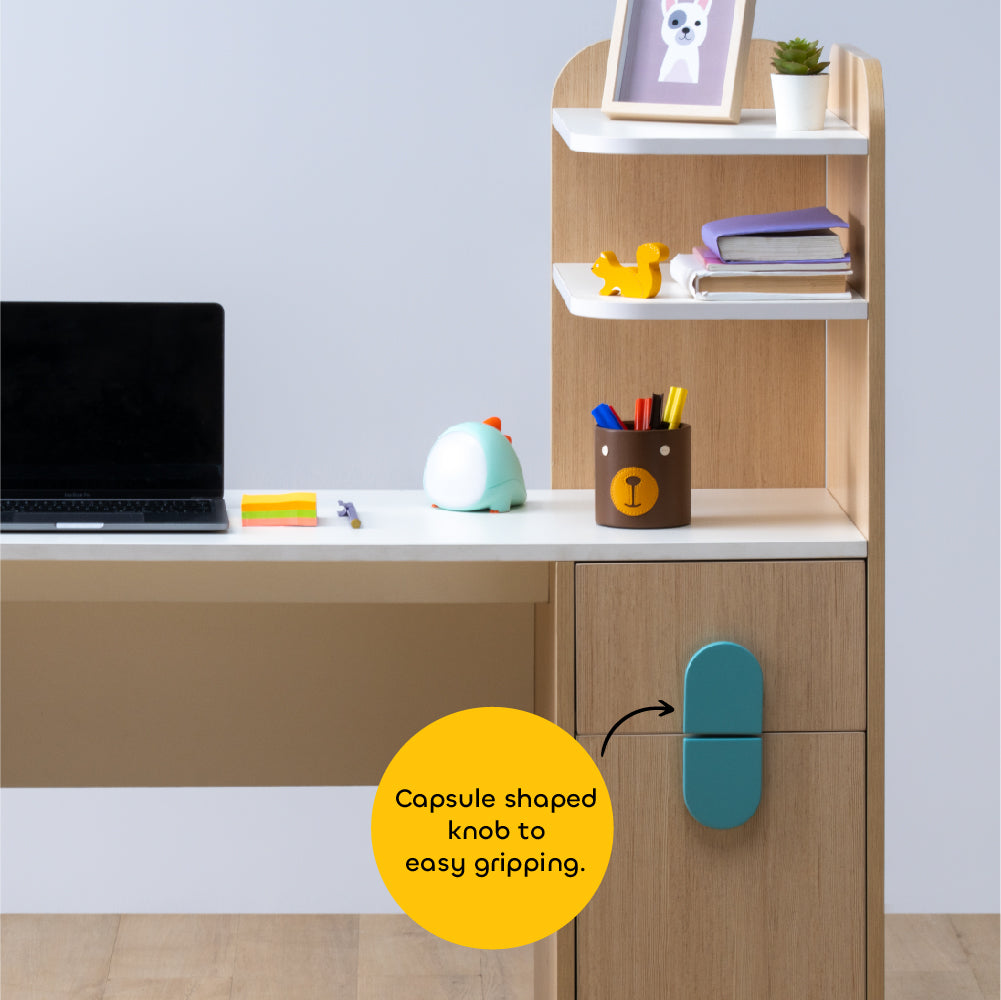 Infinity  Study Desk in Pearly White Colour