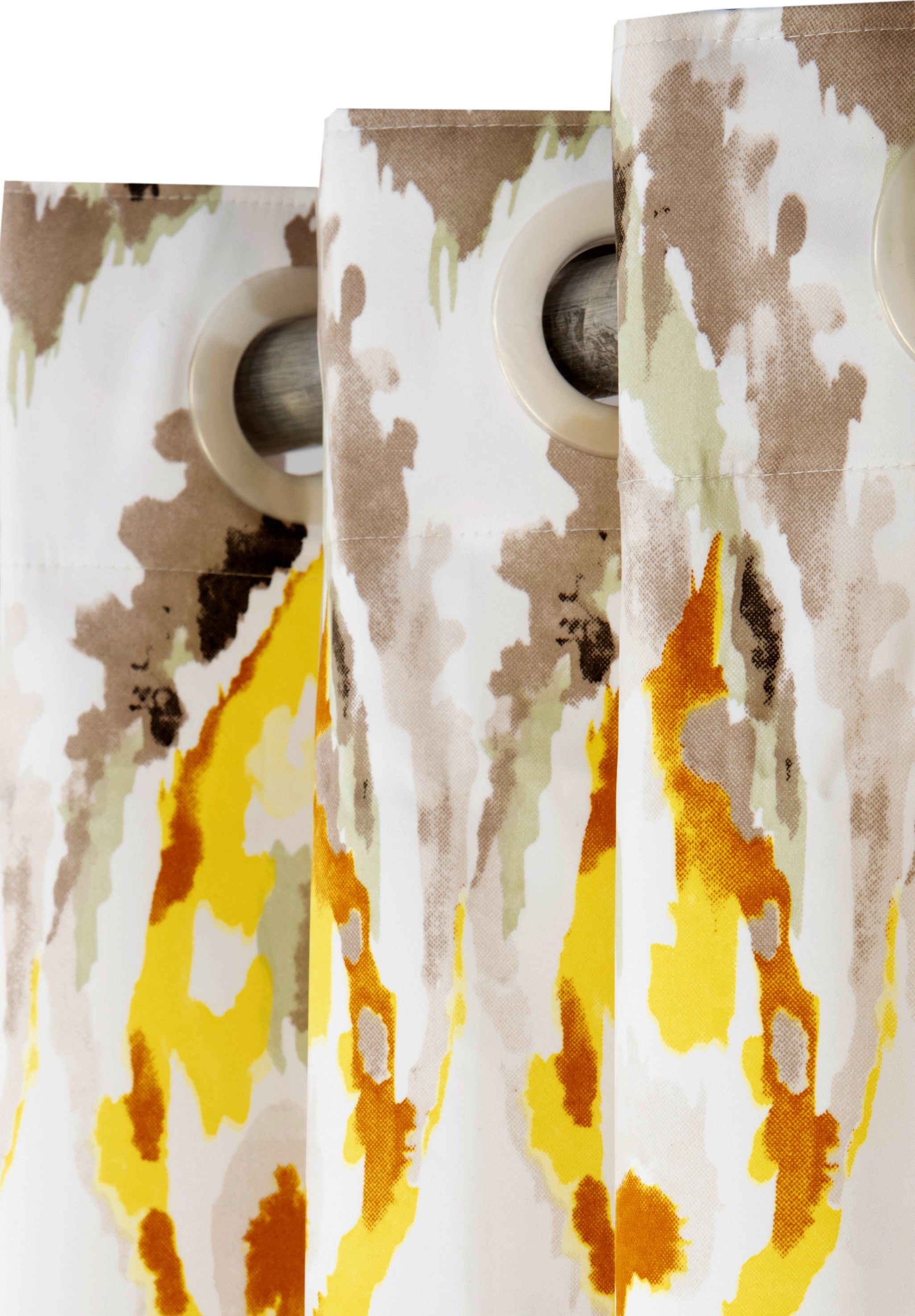 Splendor Blackout Door Curtain 107X229 CM in Yellow Colour by Houzzcode