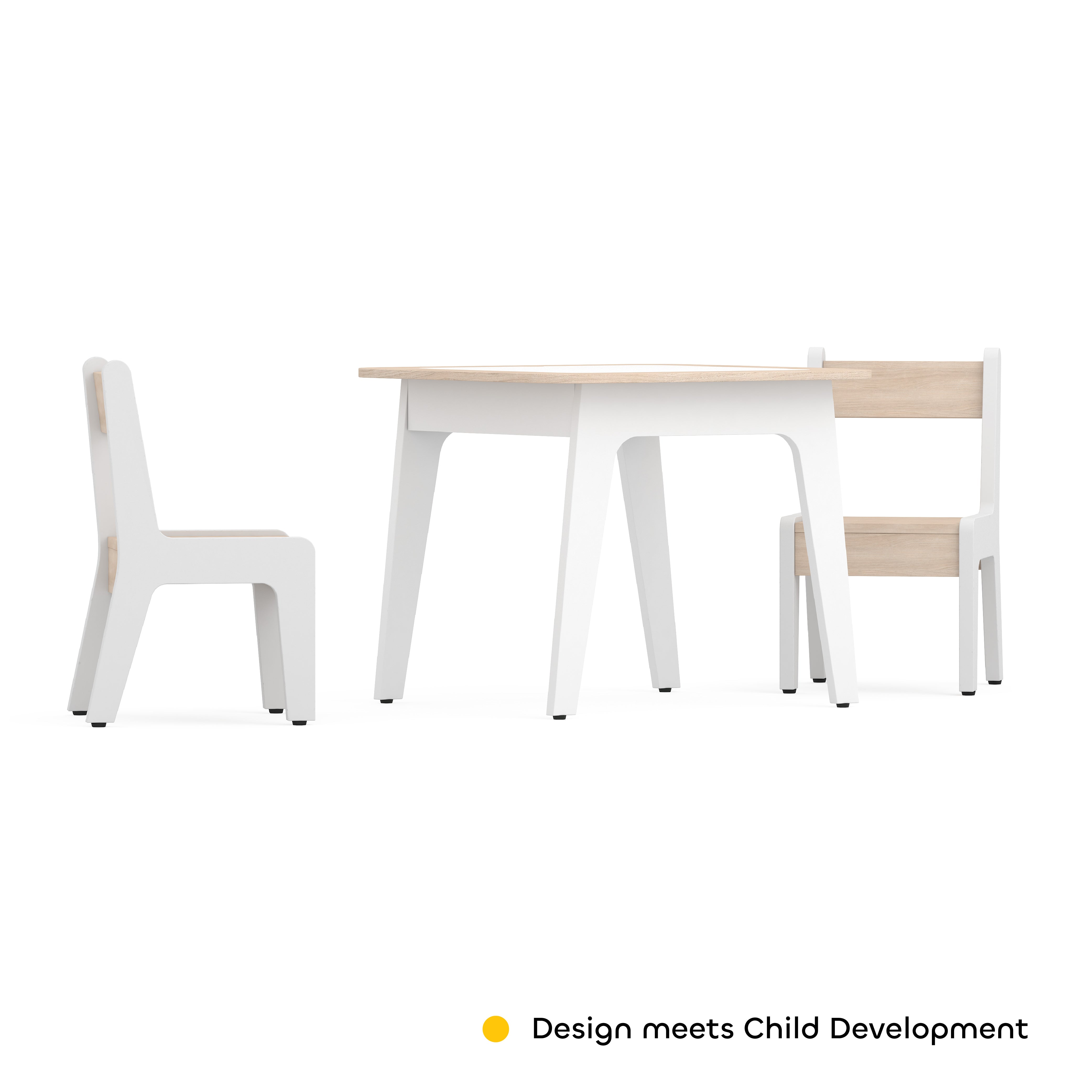 Roobik Activity Table & Chair in Chestnut Colour