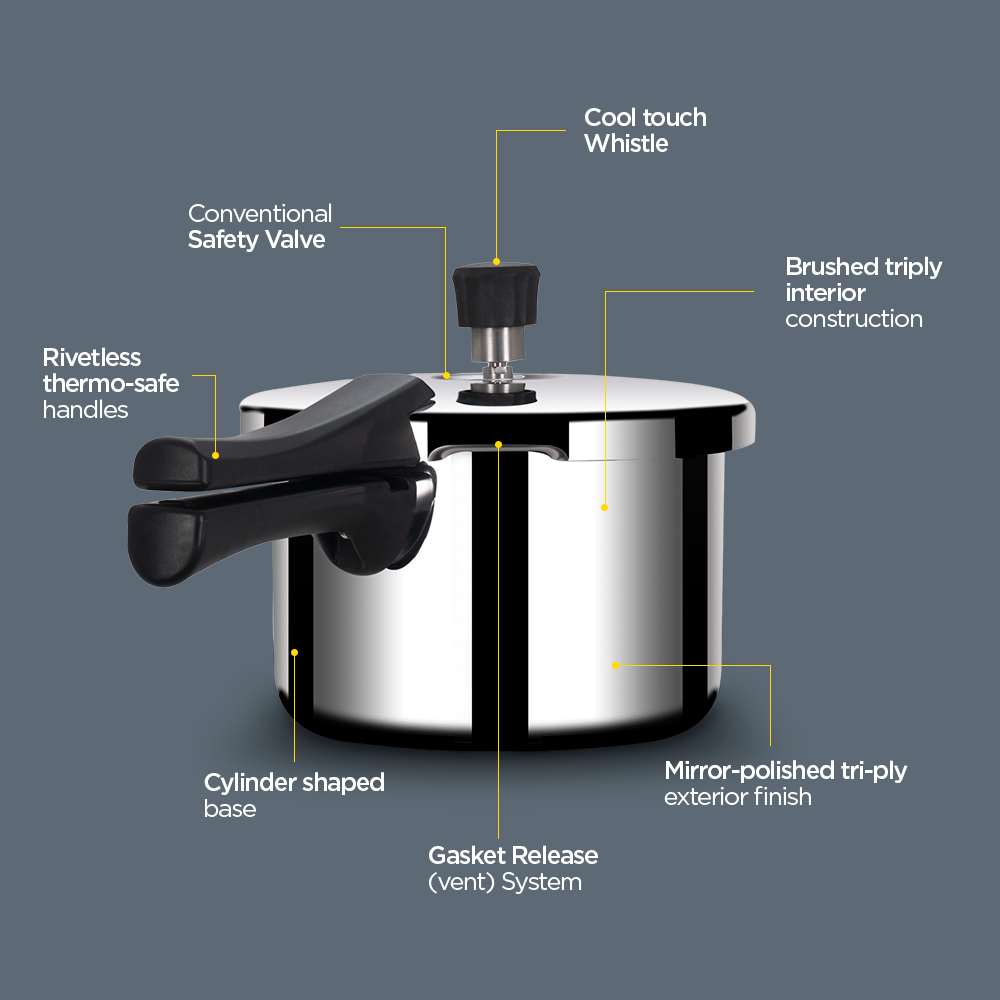 Stellar Triply Pressure Cooker 3 Litre