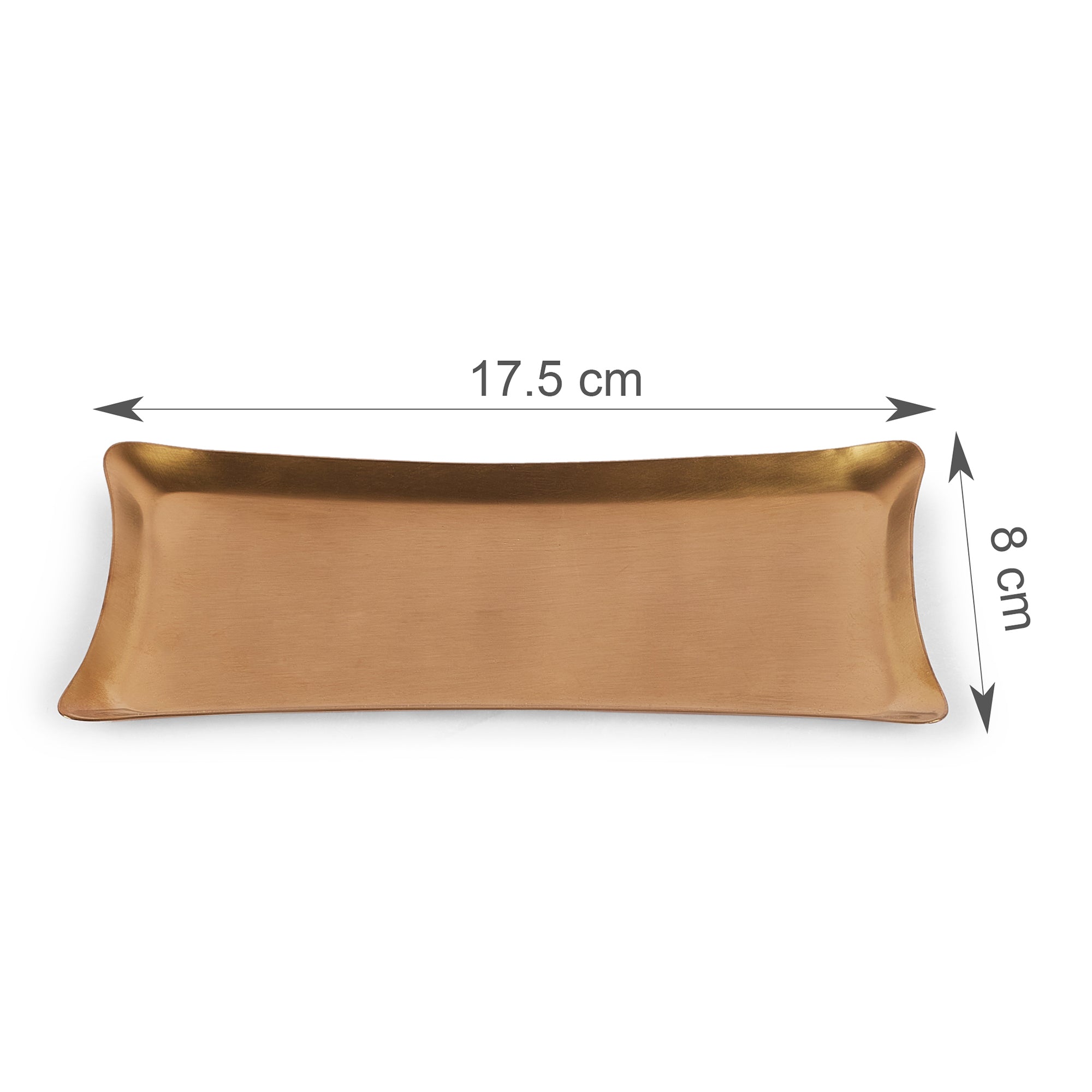 Sapphire Stainless Steel Serving Set Small in Gold & Silver Colour by Living Essence