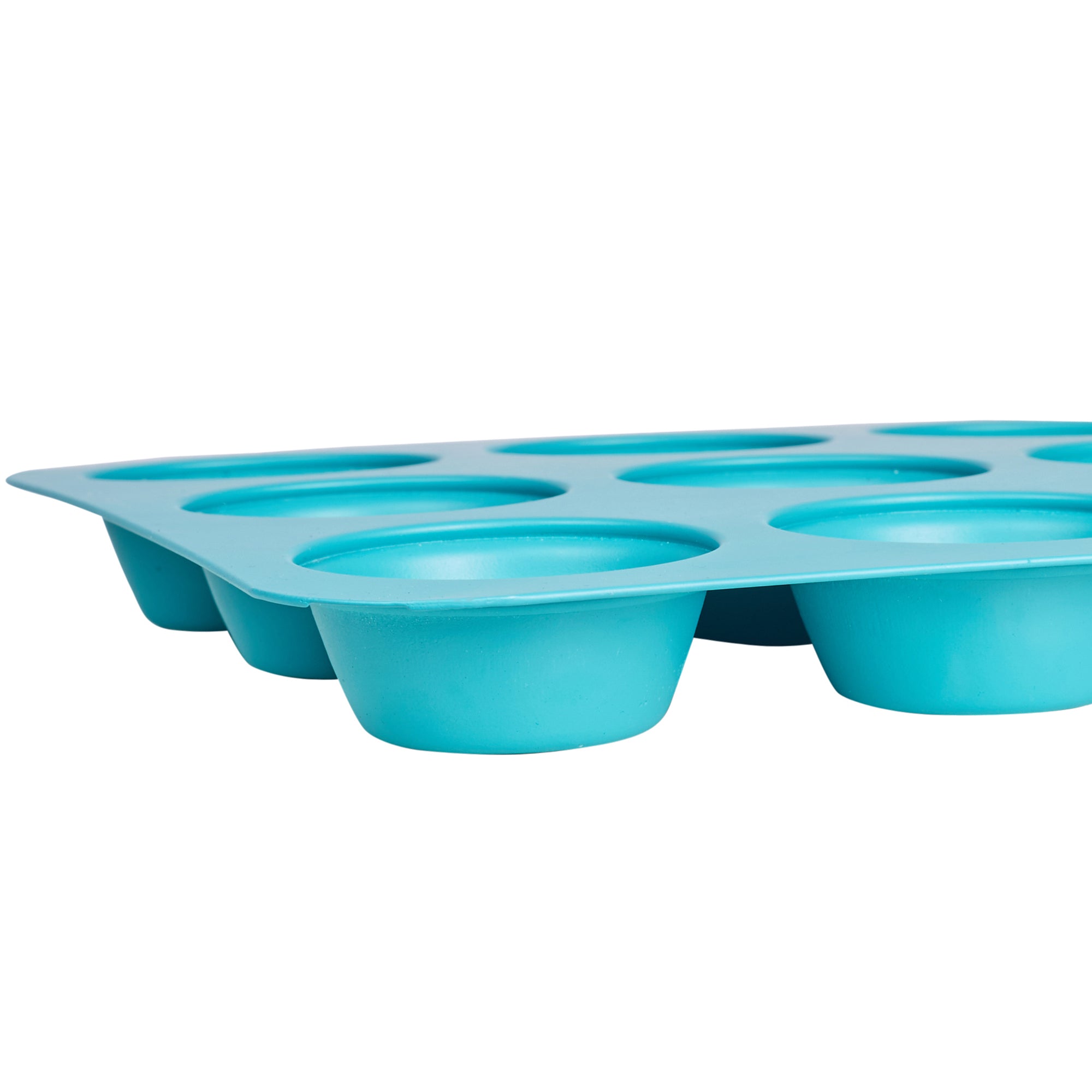 Bakelicious Aluminium 9 Cavity Muffin Tray in Teal Colour
