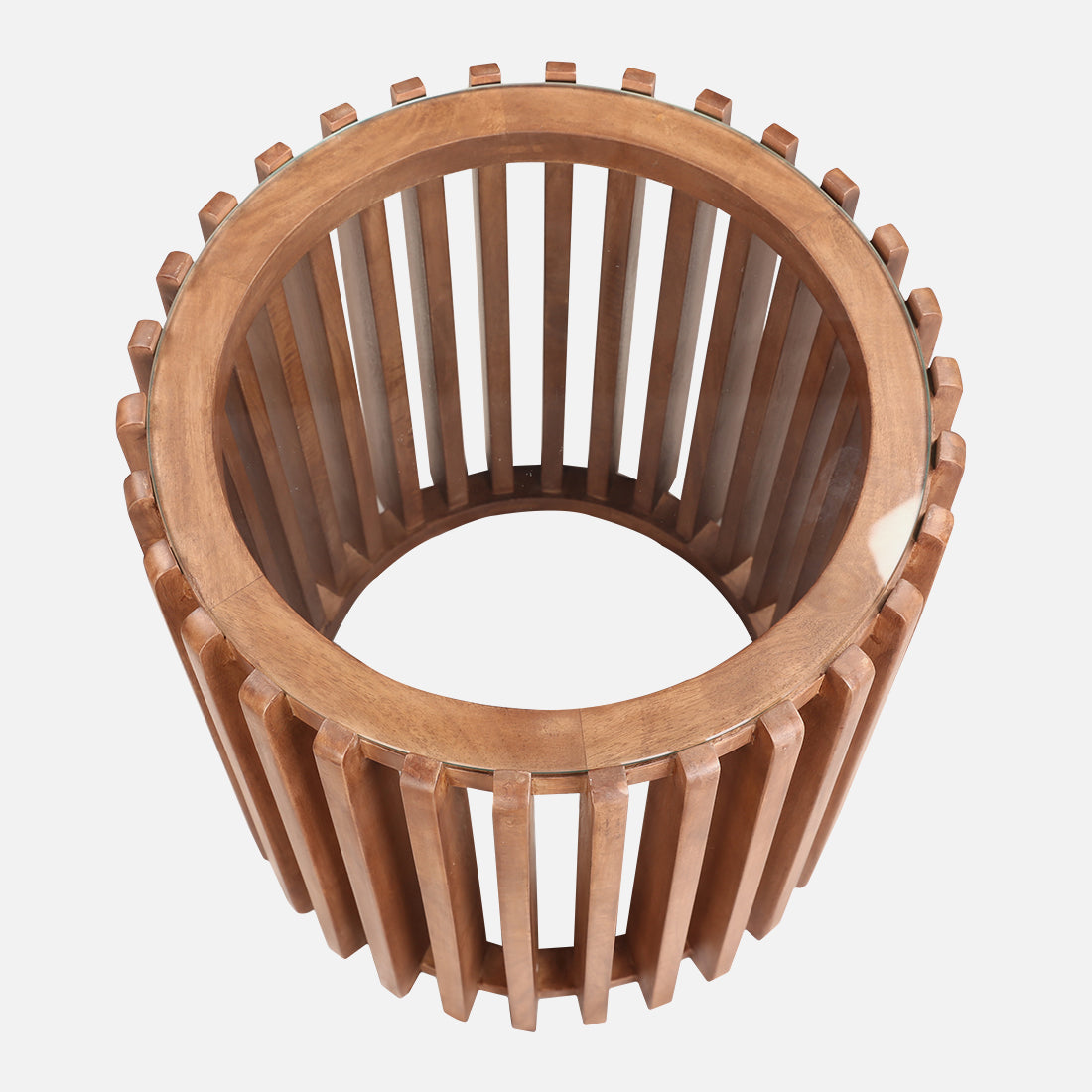 Haku Side Table in Walnut Colour