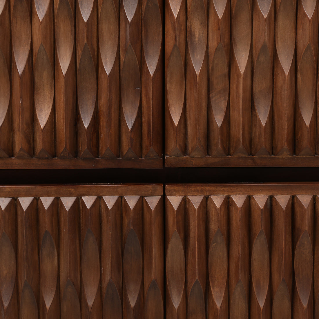 Isak Solidwood Bar Unit in Walnut Colour