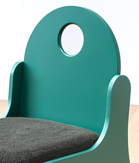 Jigsaw Study Chair in Lauren Green Colour