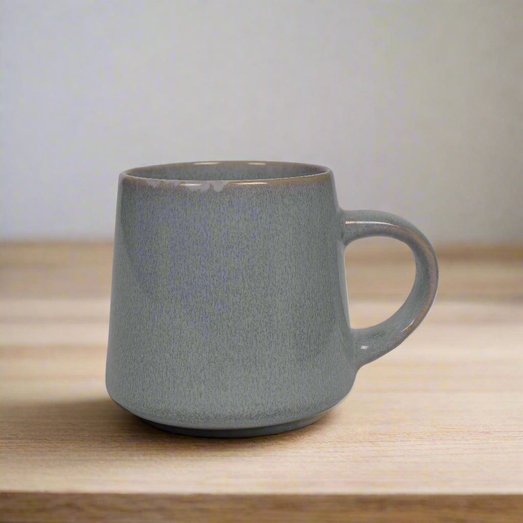 Living Essence Stoneware Mug Blue 450ml Set of 2Pcs