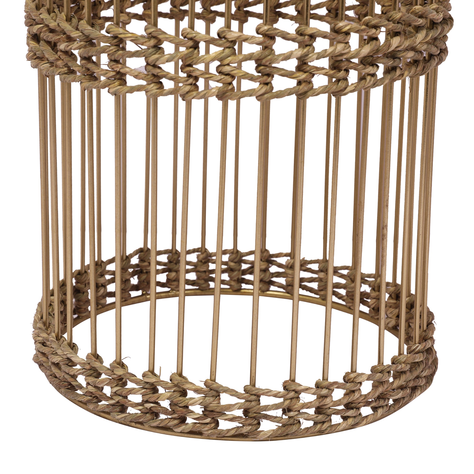 Cosmos Metal Planter 82 cm in Gold Colour