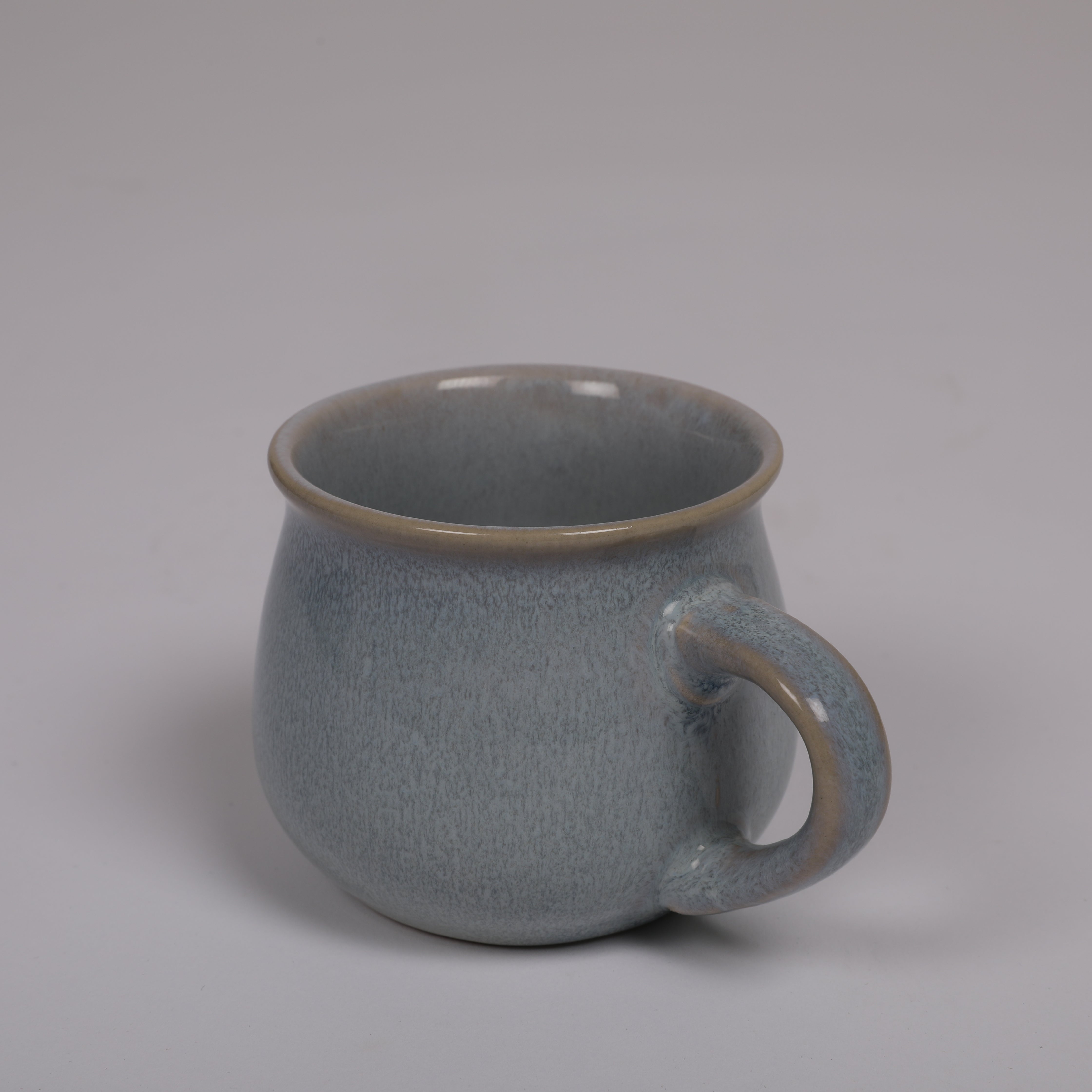 Living Essence Stoneware Mug Blue 240ml Set of 2Pcs