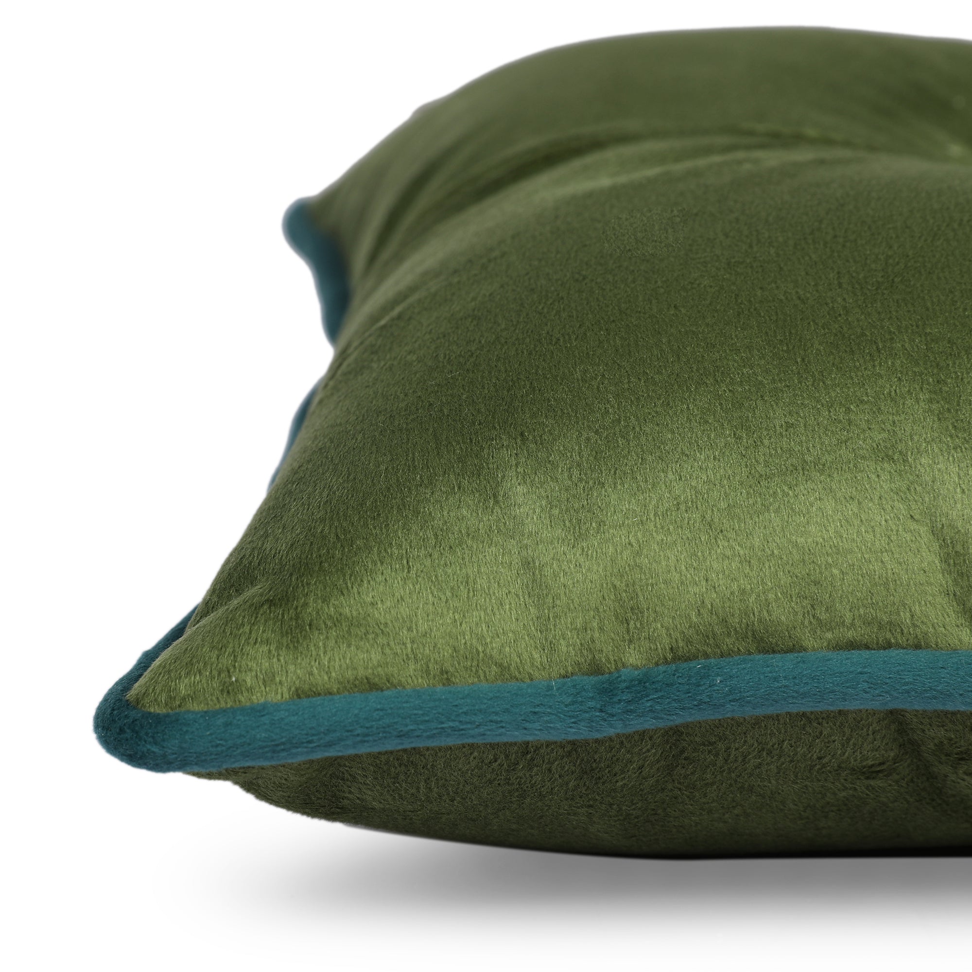 Velvet Solid Dori Filled Cushion Sage, 40X40cm