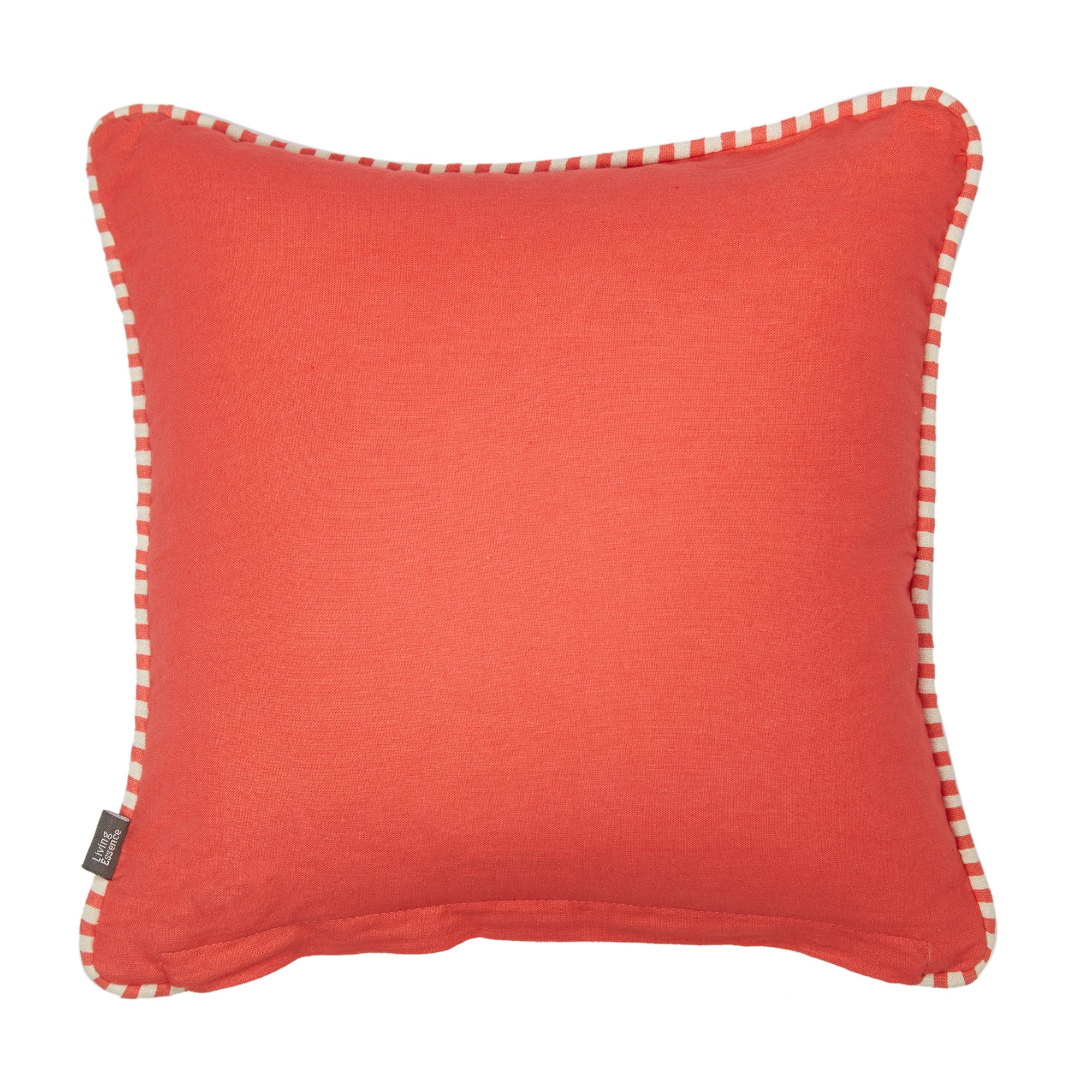Indian Botanical Cotton Cushion Cover 30x30 cm in Floral Print