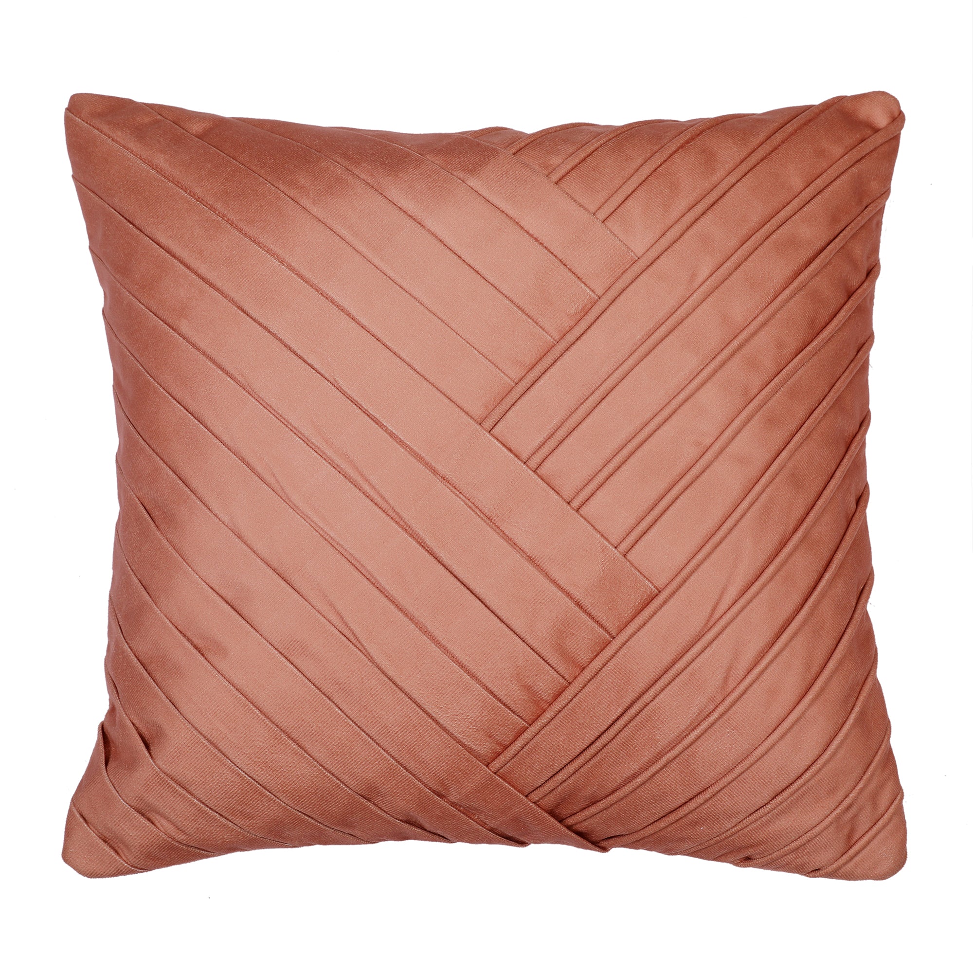 Plush Elegance Art Deco Cushion Cover Blue, 40X40cm