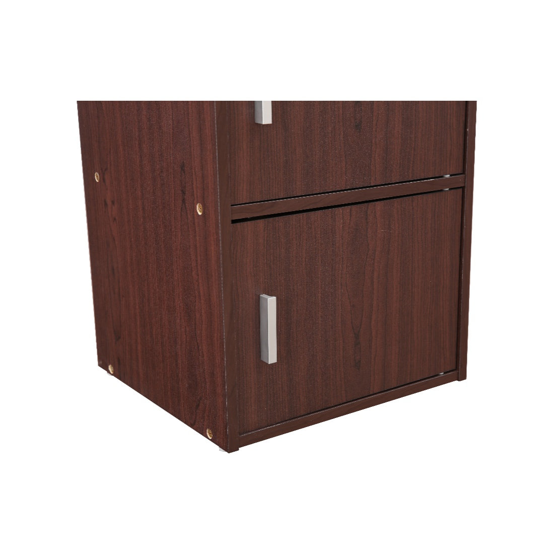 Albert Engineered Wood 5 Tier Cabinet in Cherry Brown Colour