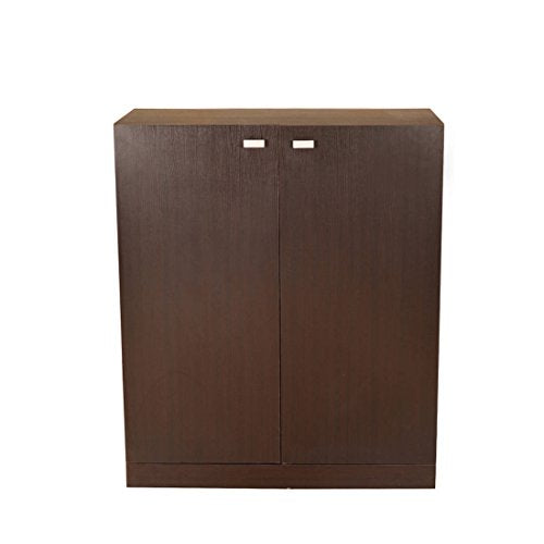 Monza Engineered Wood Shoe Rack in Wenge Colour