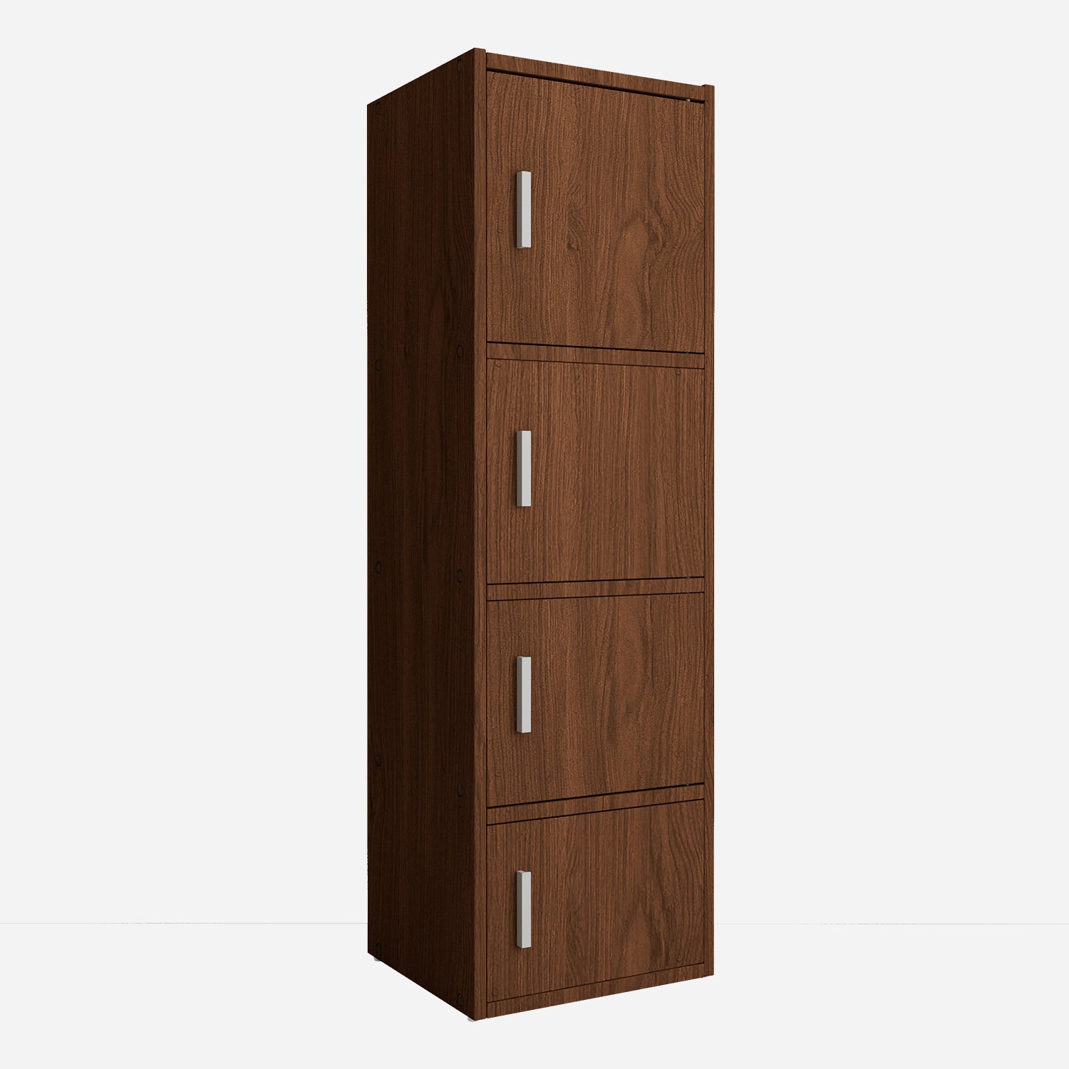 Albert Engineered Wood 4 Tier Cabinet in Oak Colour