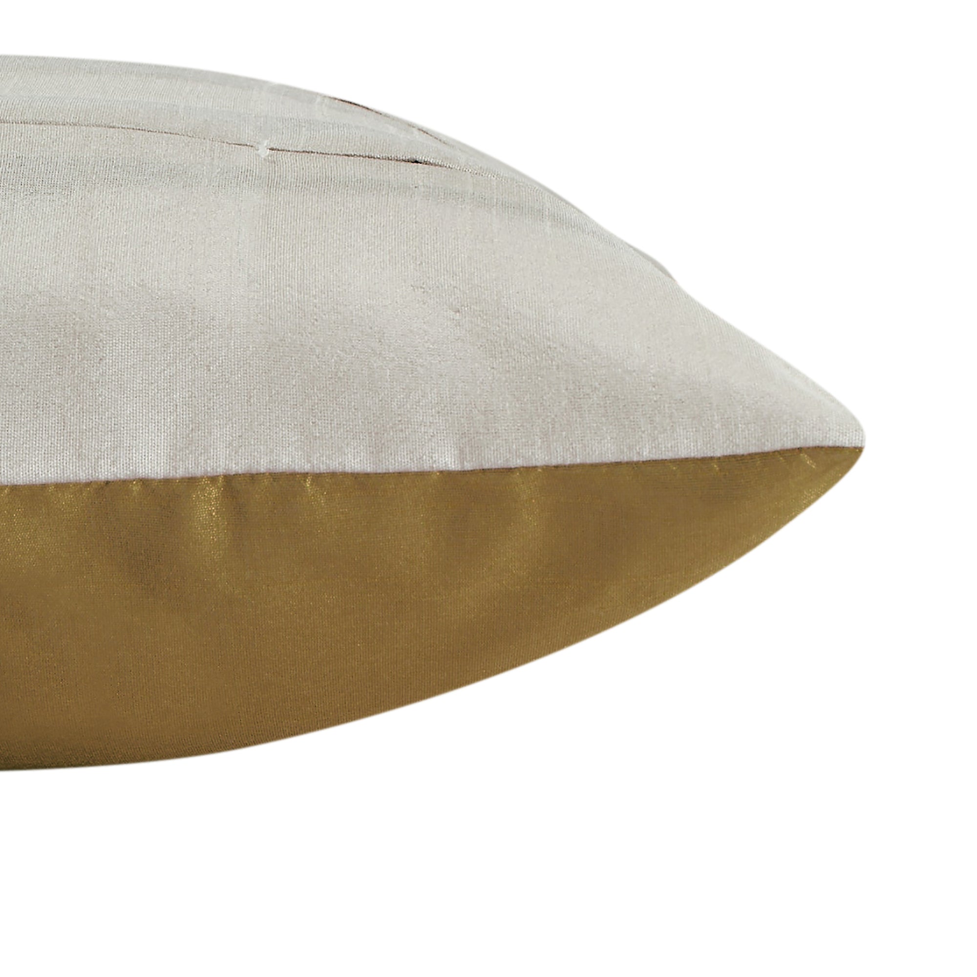 Milan Cushion Cover 40x40 Cm in Off White Colour