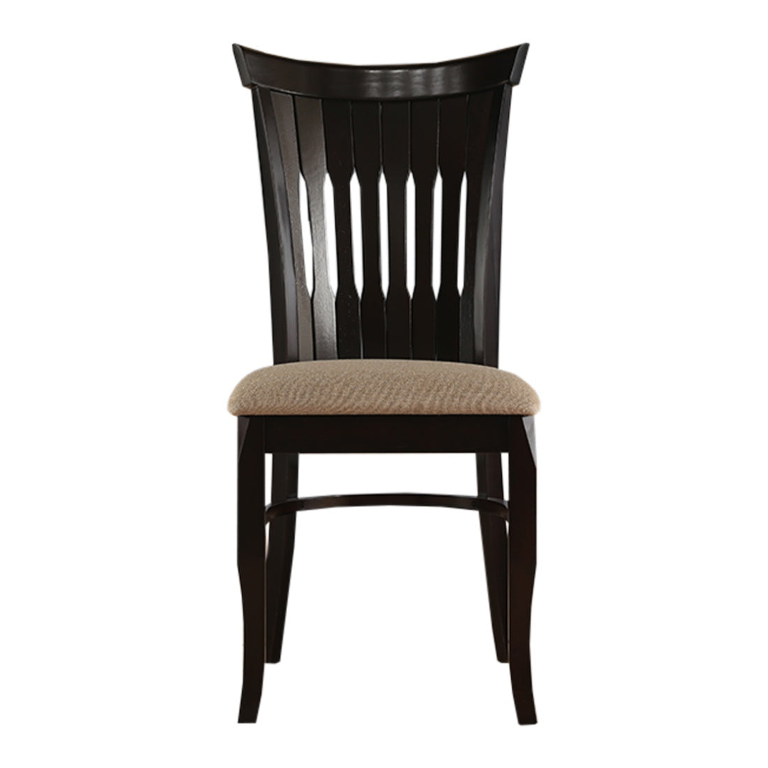 Cardiff Solidwood Dining Chair Set of 2 in Expresso Colour