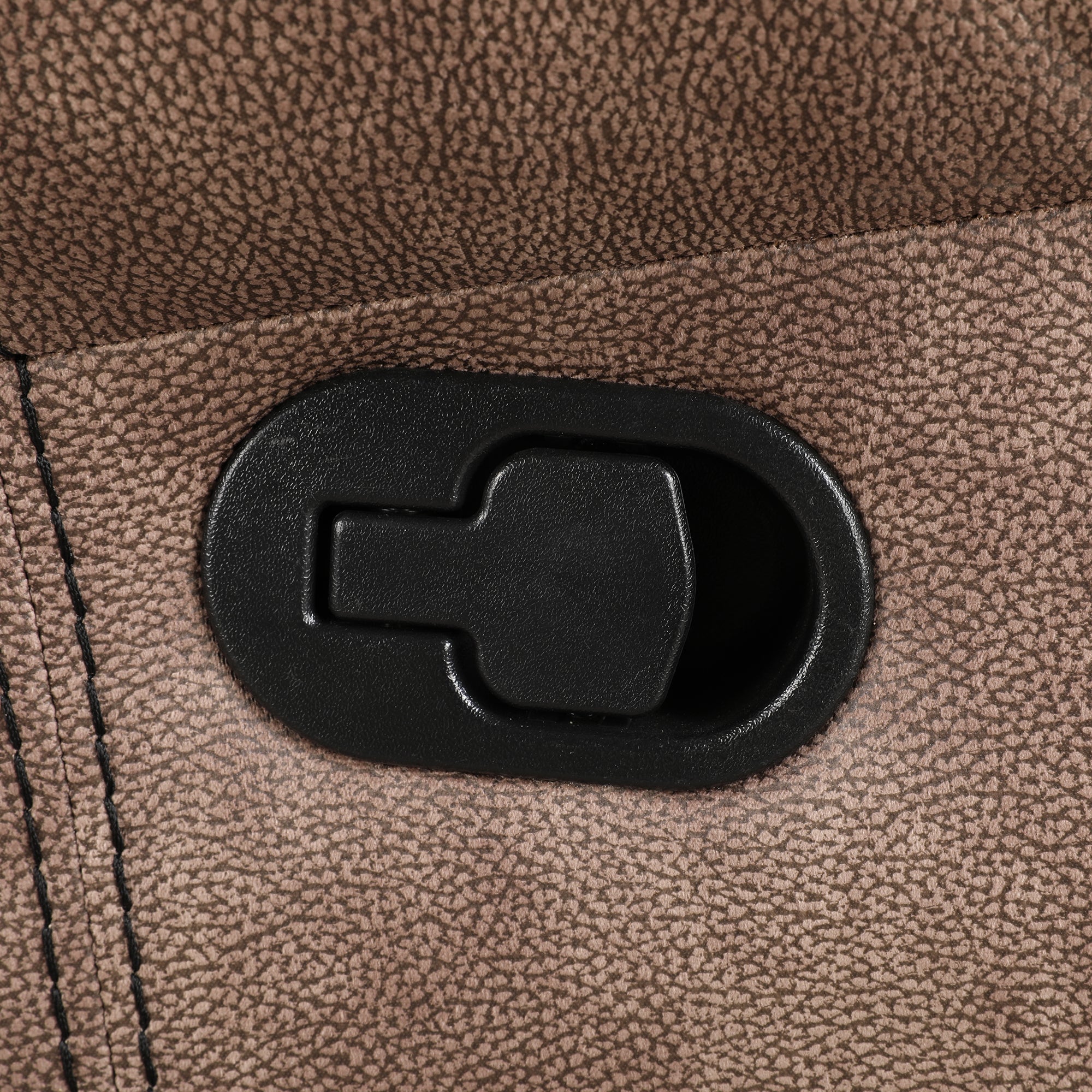 Enfield Fabric 1 Seater Rocker Recliner in Brown Colour
