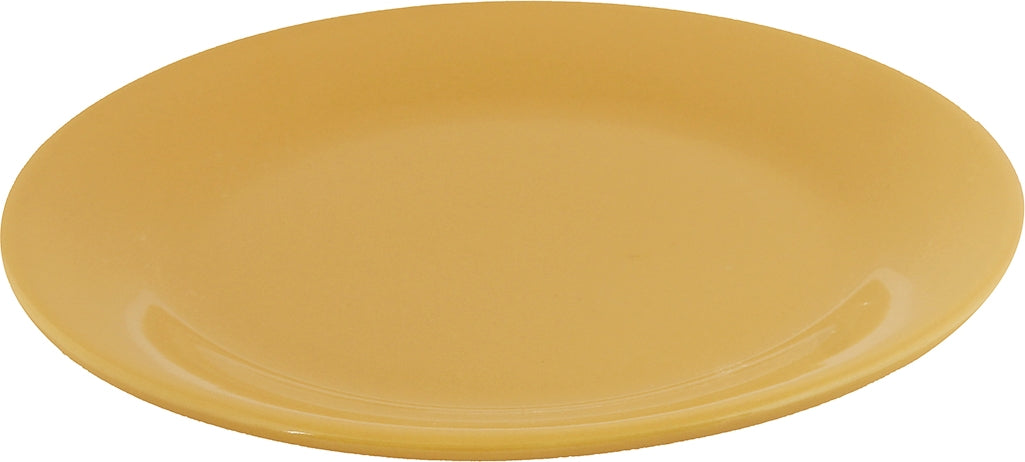 Ceramic Quarter Plate 8 Inch in Mustard Colour