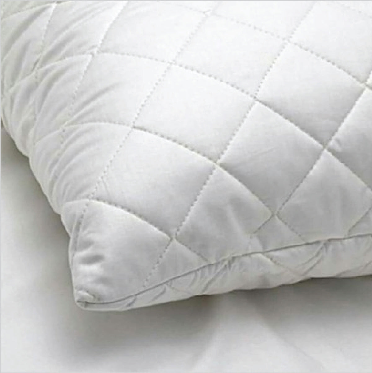 Serenity Quilted Comfort Pillow 46X68 Cm in White Colour