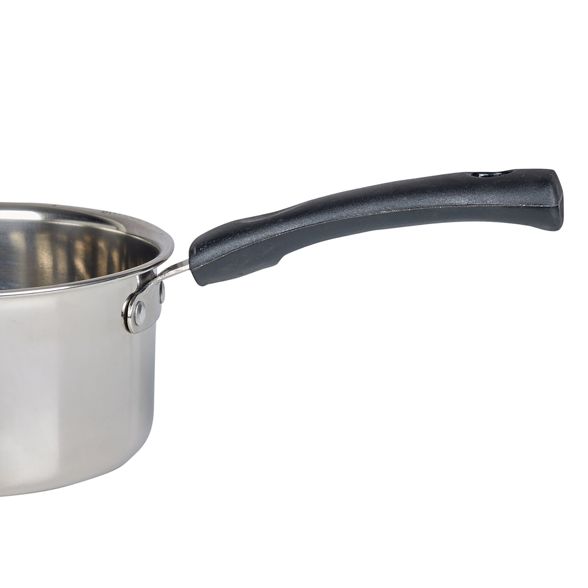 Fiesta Stainless Steel Saucepan & Tope Combo Set of 2 in Silver Colour