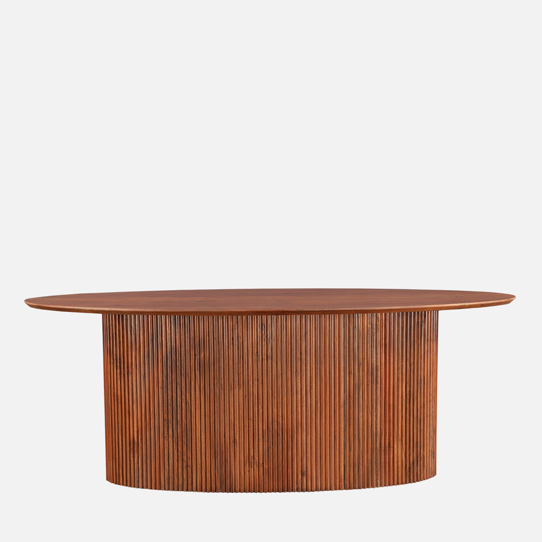 Caravelle Solidwood Six Seater Dining Table in Brown Colour