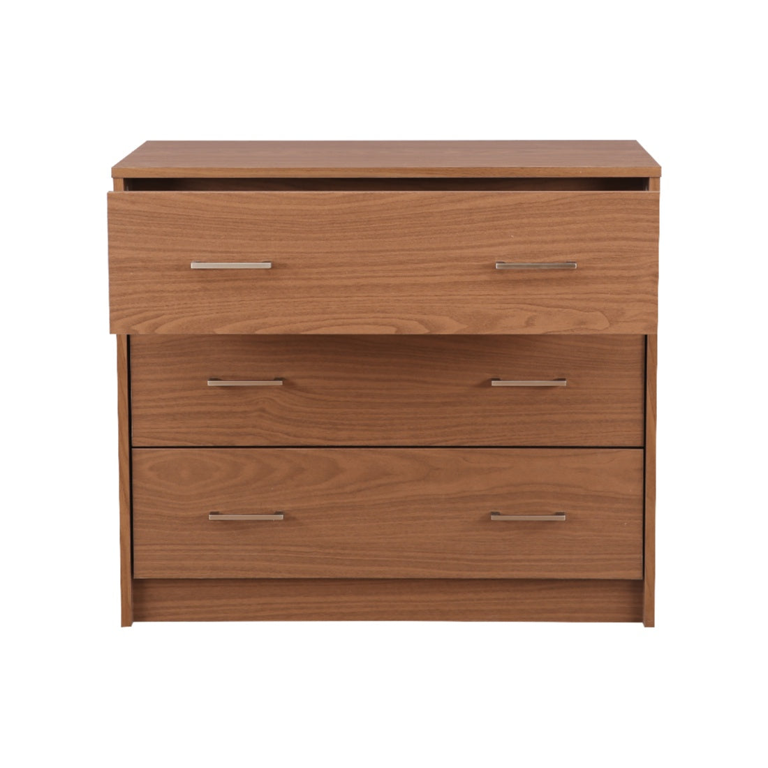 Atlas Engineered Wood Chest of Drawers in Walnut Colour