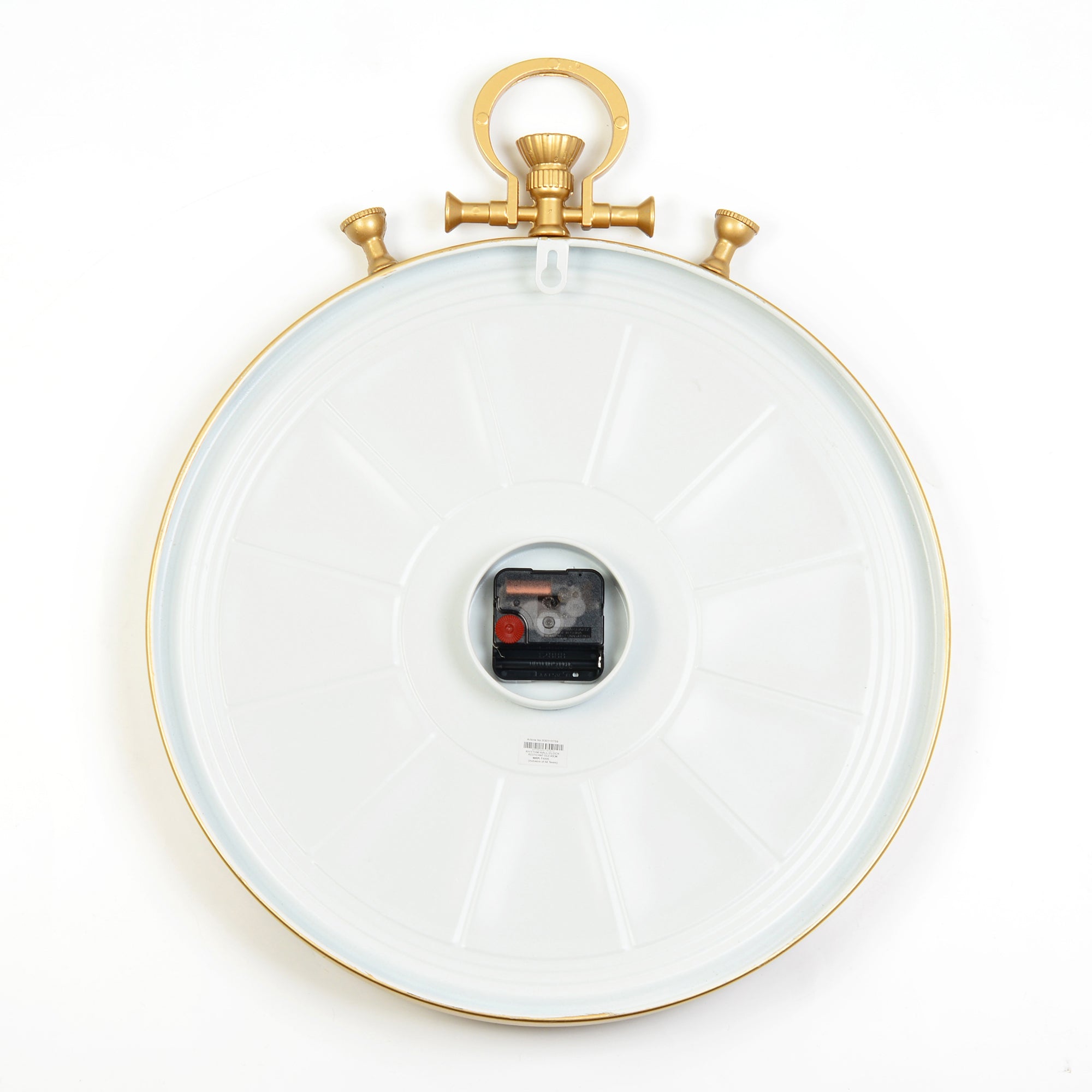Rhythm Metal Oldtown Wall Clock in Antique Gold Colour