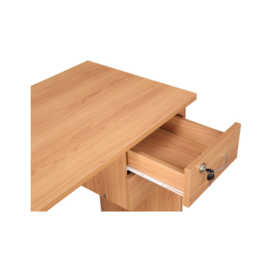 Simply Engineered Wood Study Table in Honey Colour