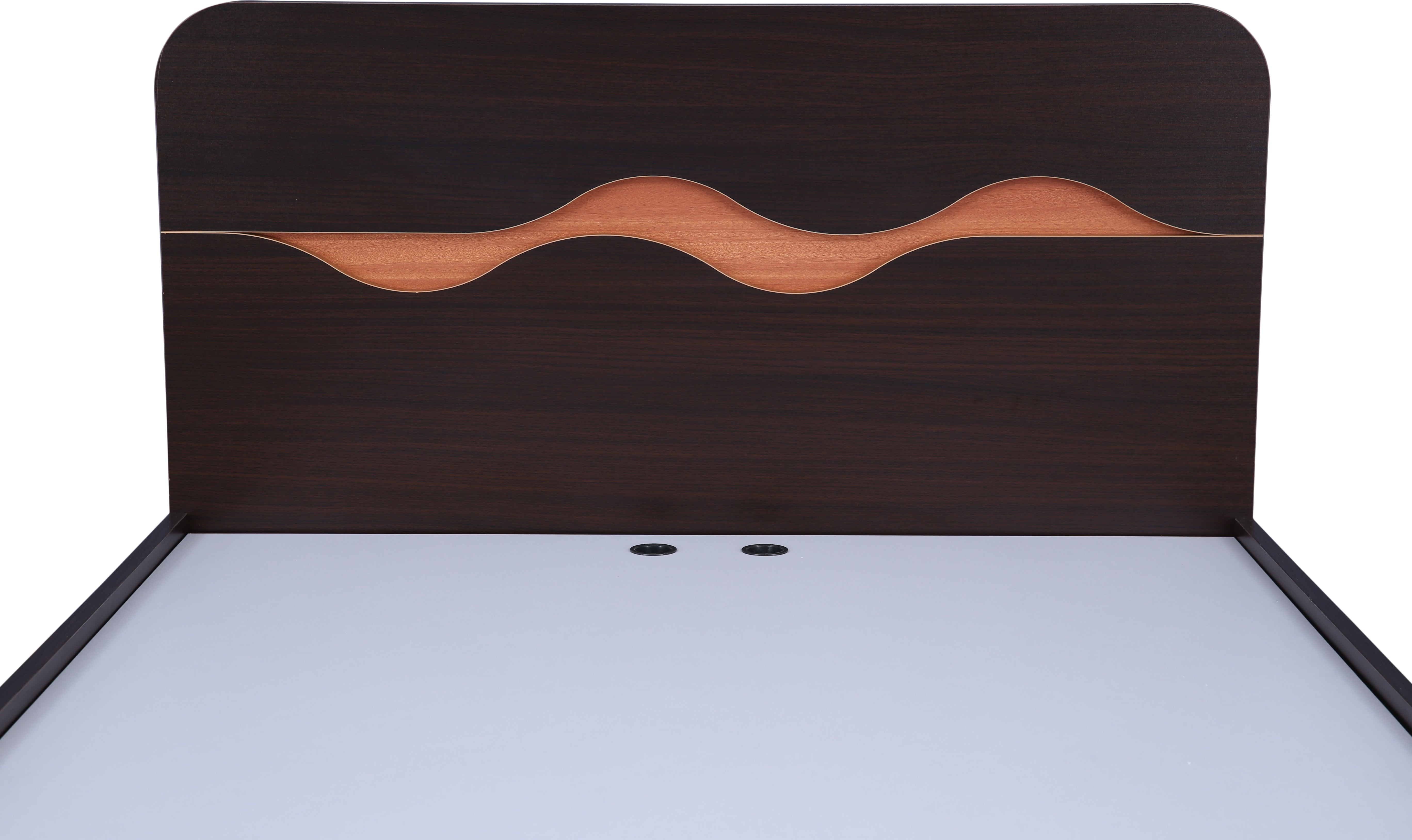 Swirl Single bed with Box storage in Dark Oak Colour