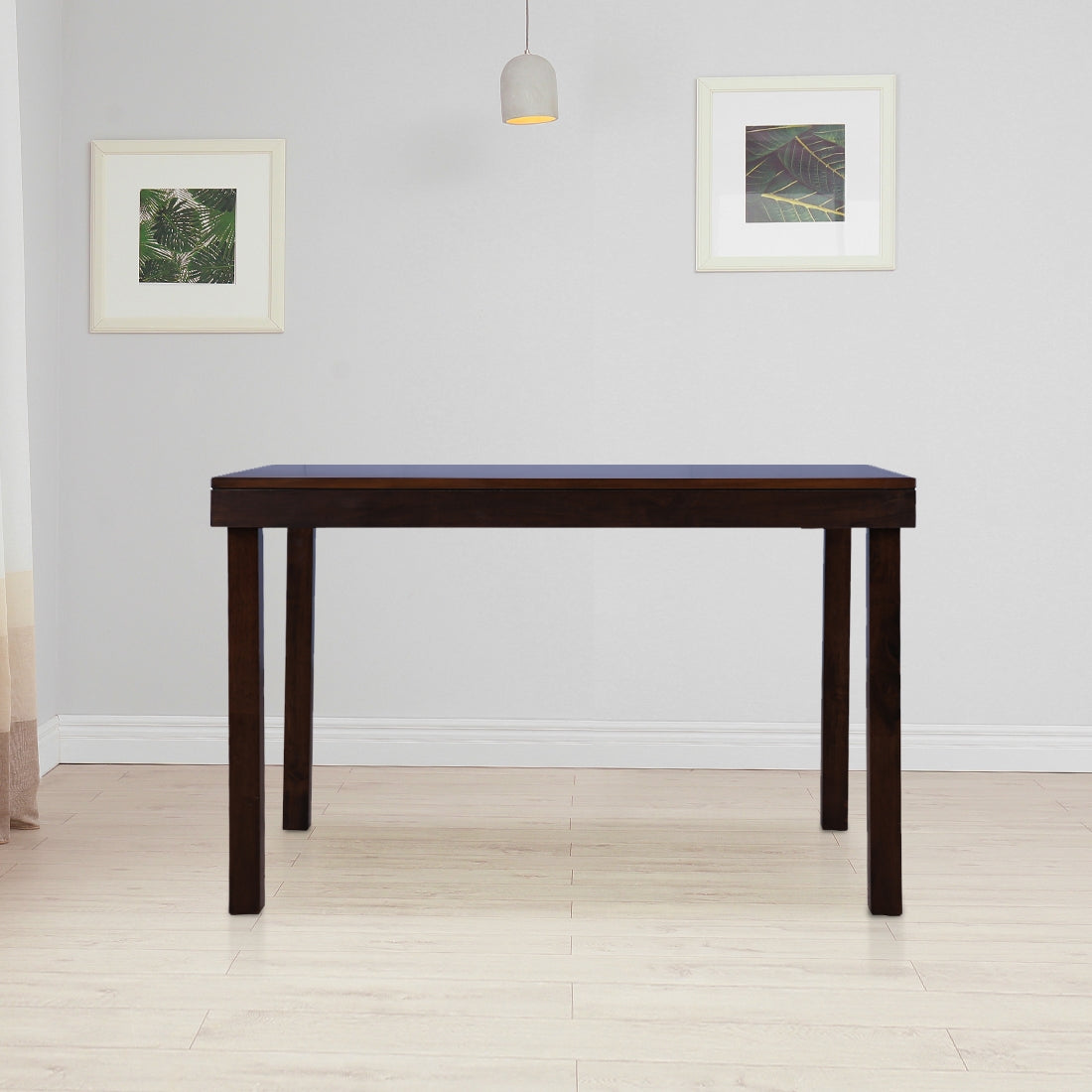 Hopton Solidwood 4 Seater Dining Table in Walnut Colour