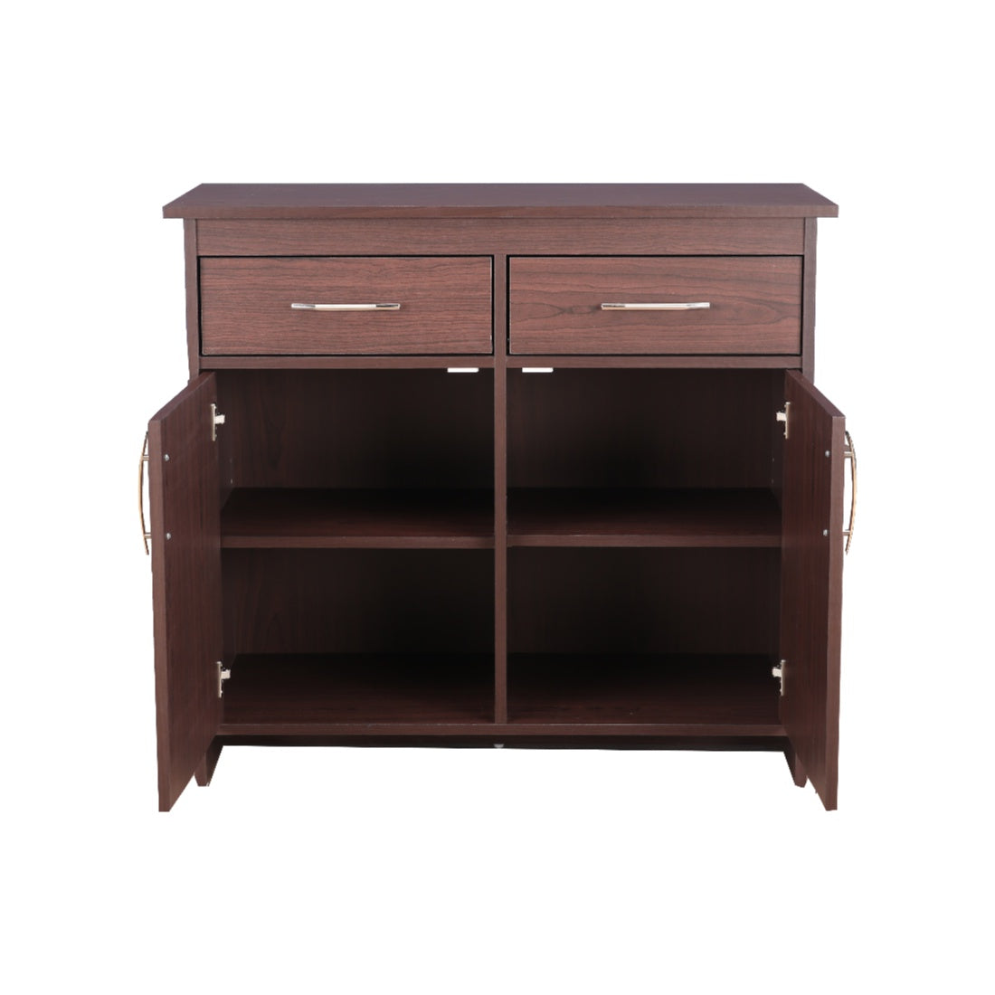 Albert Engineered Wood 2 Door Cabinet in Cherry Brown Colour