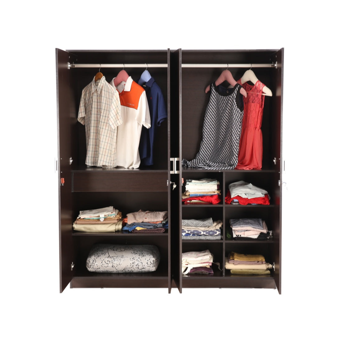 Prime 4 door wardrobe in Wenge Colour