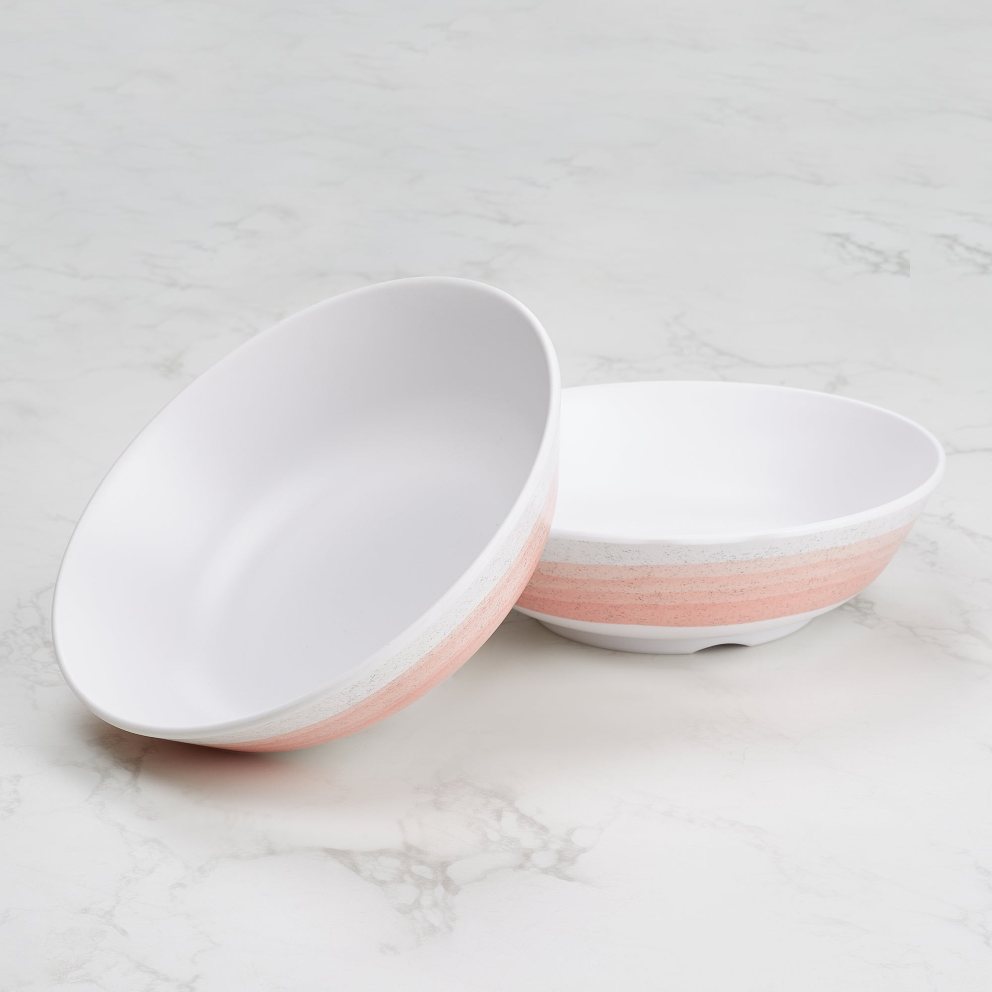 Emilia Melamine Serving Bowl 800 Ml Set of 2 in Pink Colour