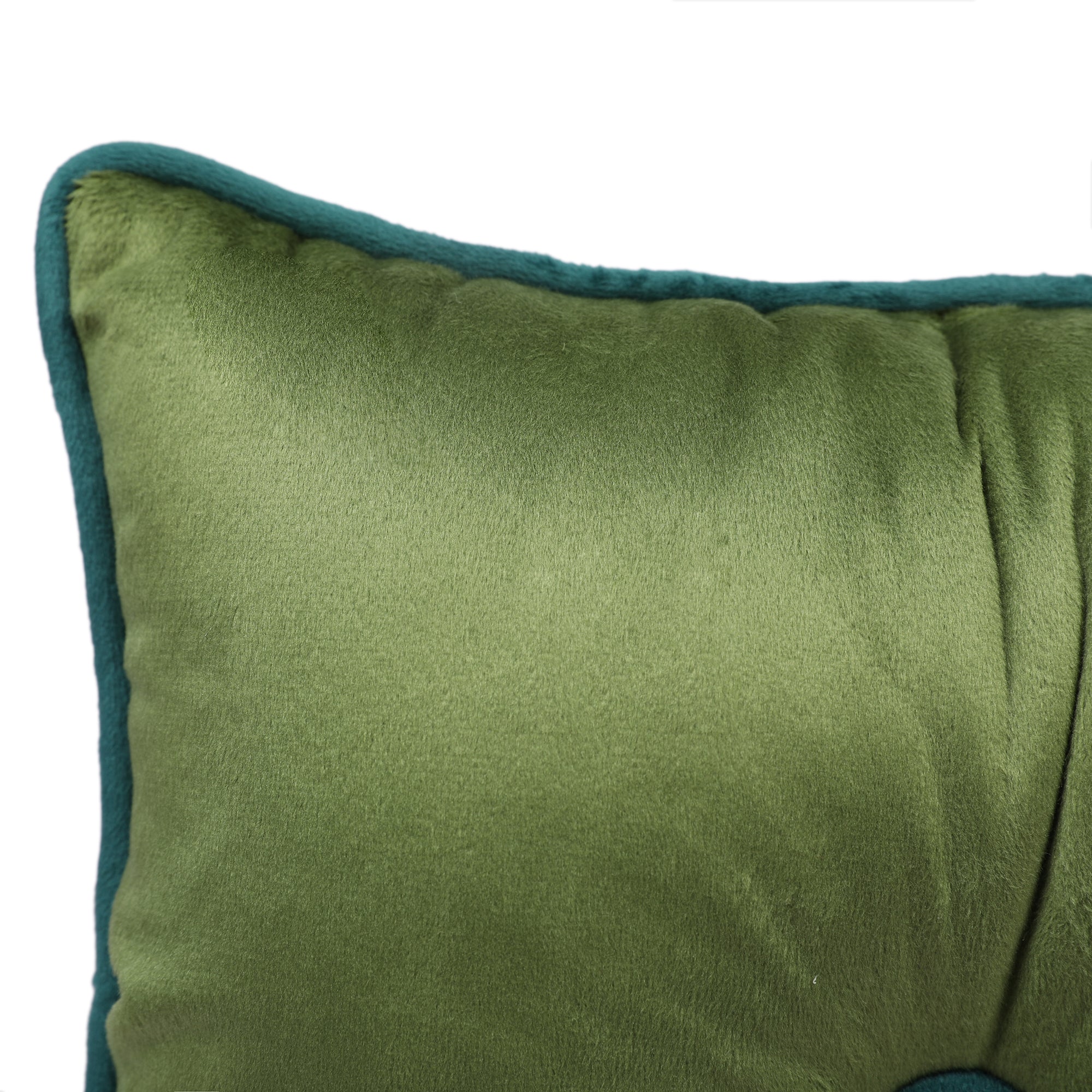 Velvet Solid Dori Filled Cushion Sage, 40X40cm